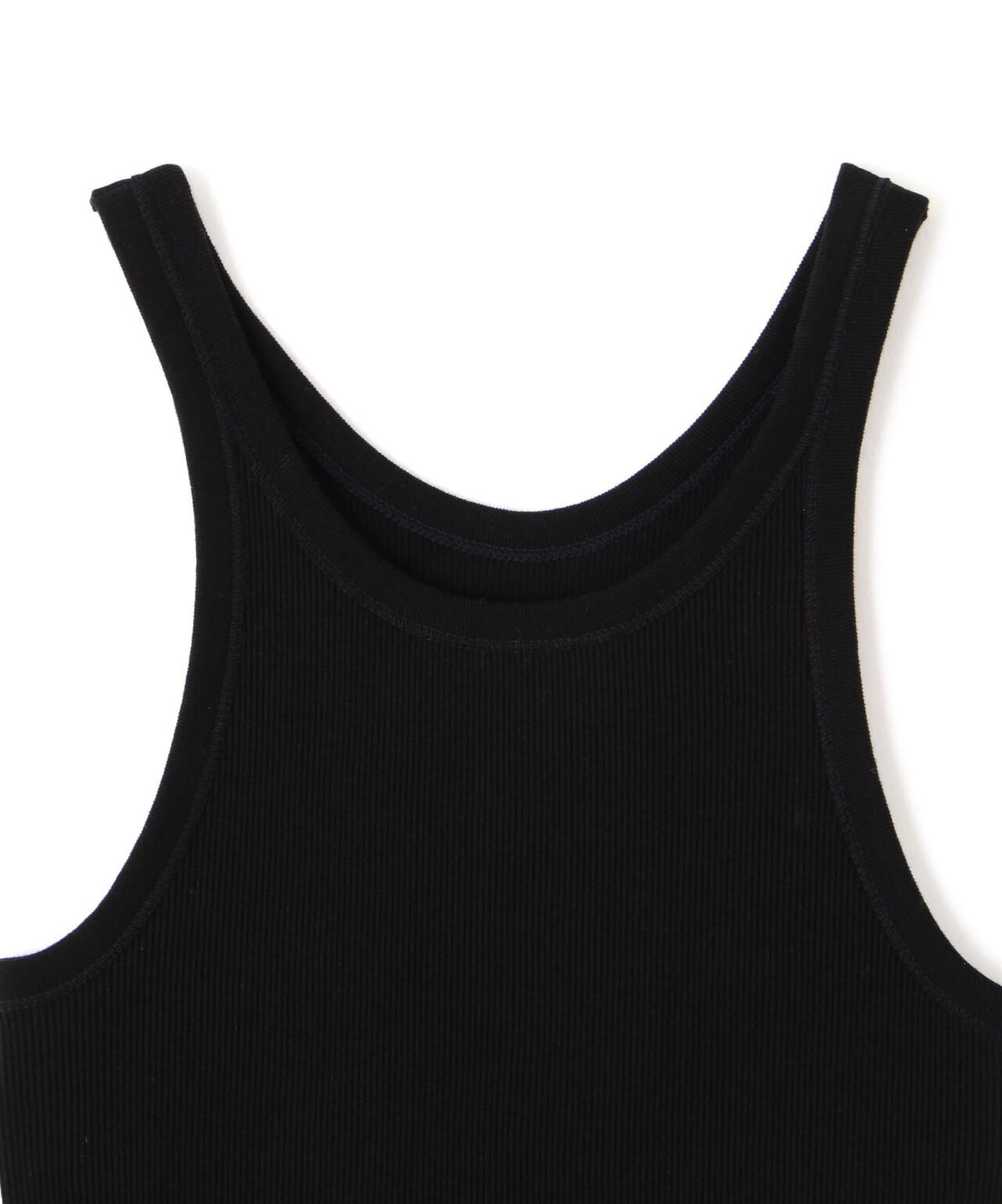 YLEVE / ORGANIC COTTON LOOP-WHEELED RIB TANK TOP