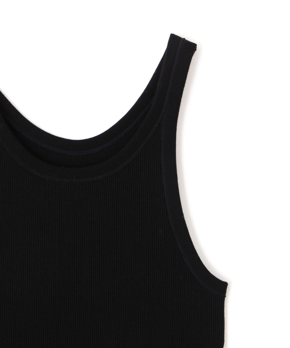 YLEVE / ORGANIC COTTON LOOP-WHEELED RIB TANK TOP