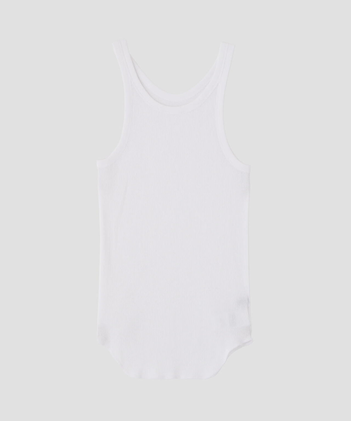 YLEVE / ORGANIC COTTON LOOP-WHEELED RIB TANK TOP