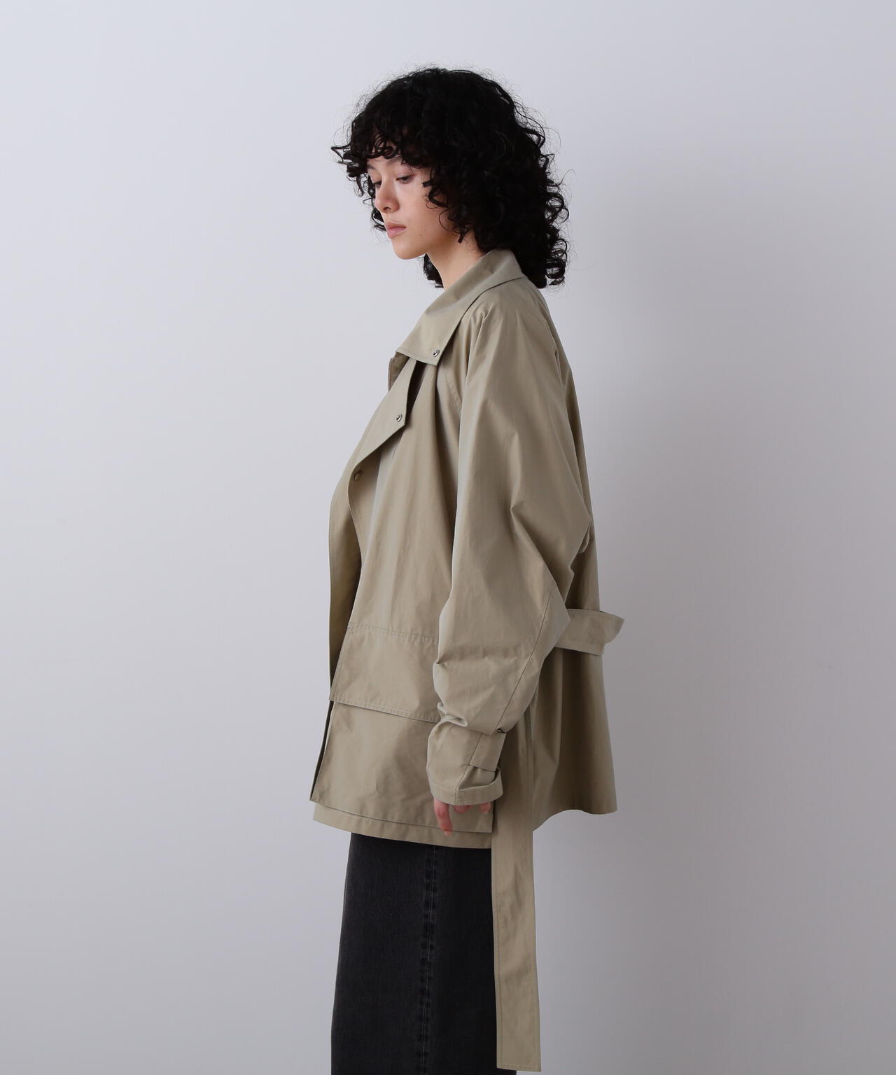 YLEVE / 100/2 CHAMBRAY WEATHER COAT
