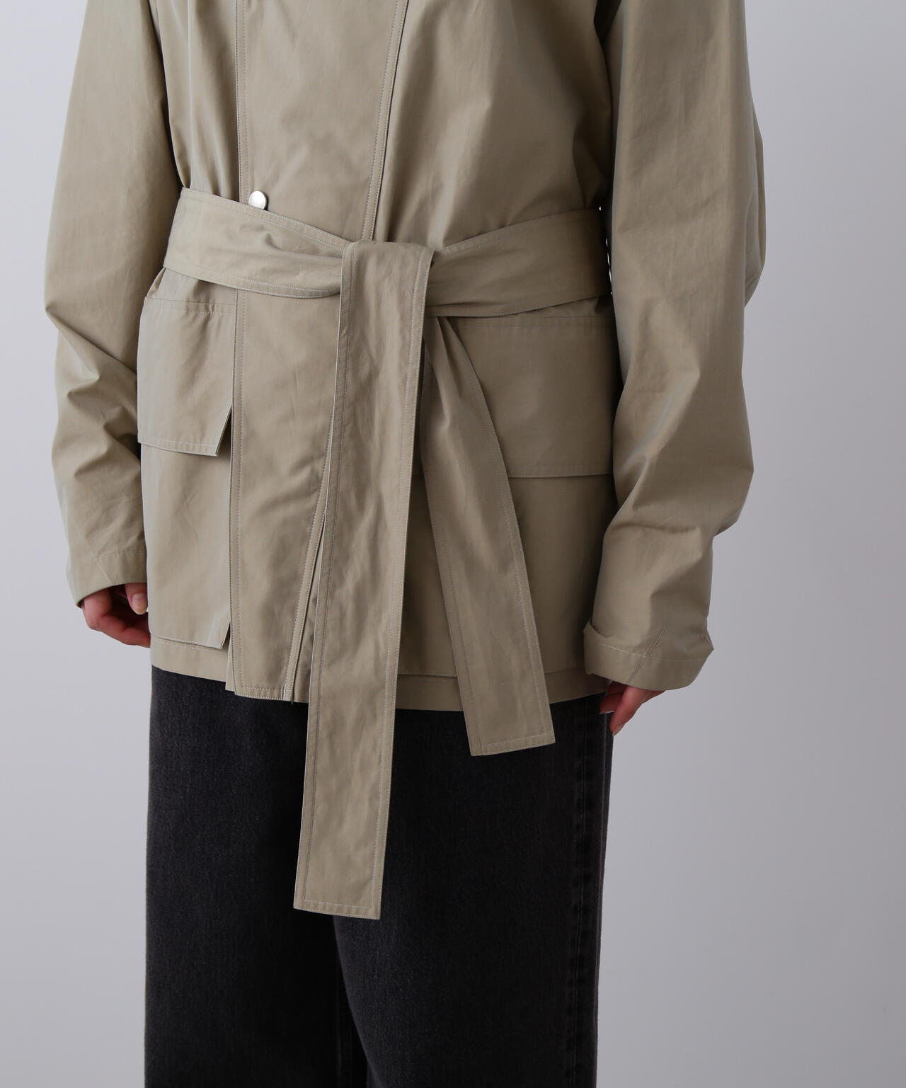 YLEVE / 100/2 CHAMBRAY WEATHER COAT