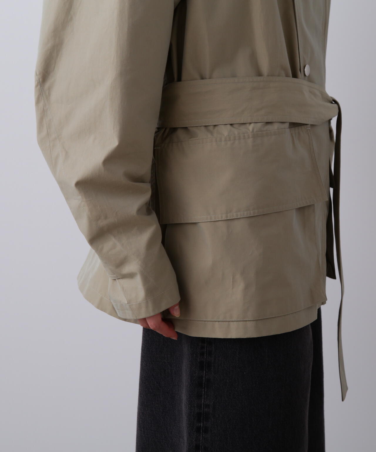 YLEVE / 100/2 CHAMBRAY WEATHER COAT