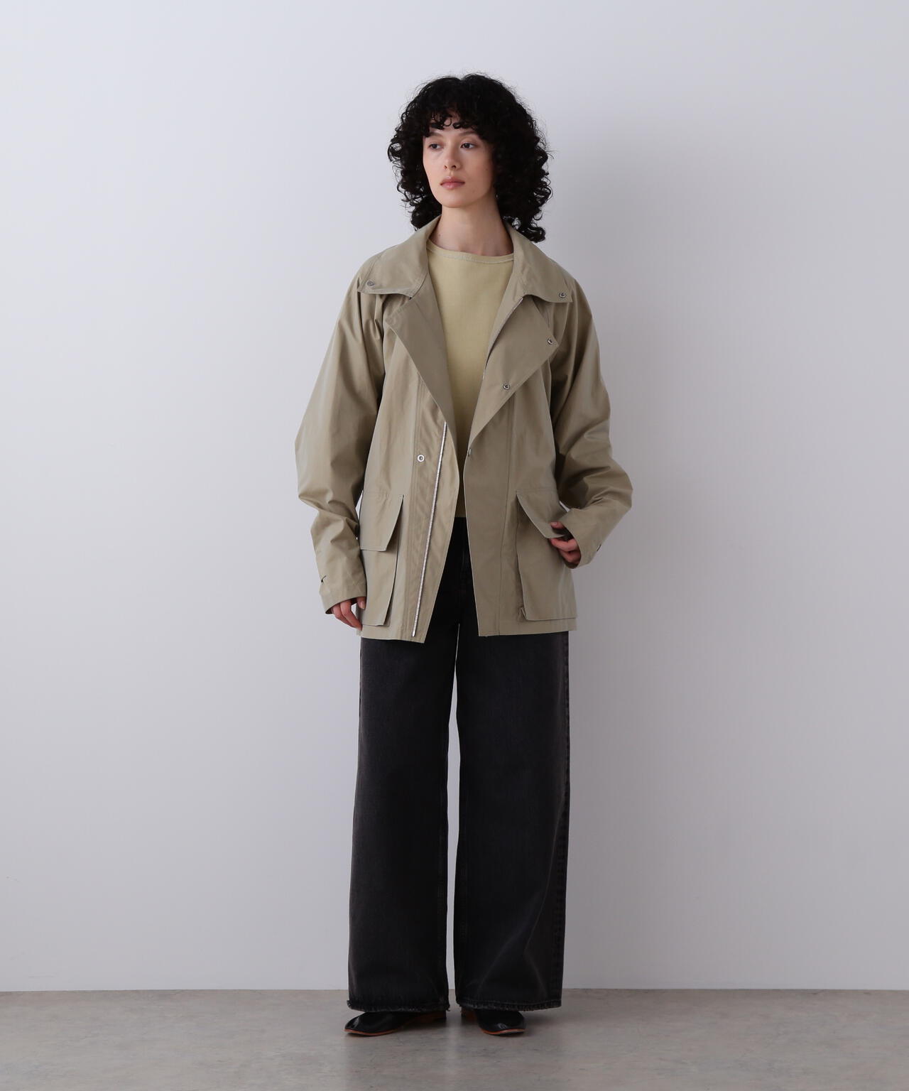 YLEVE / 100/2 CHAMBRAY WEATHER COAT