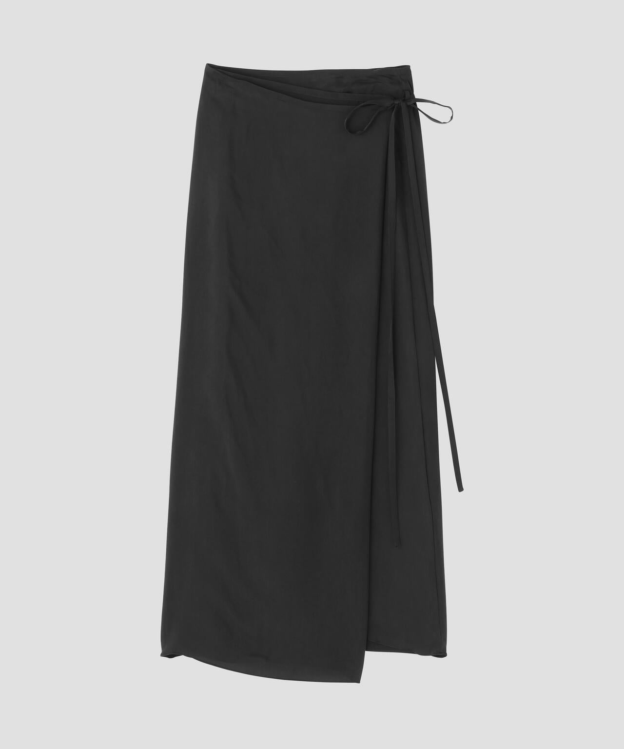 YLEVE / SMOKY CUPRA SKIRT