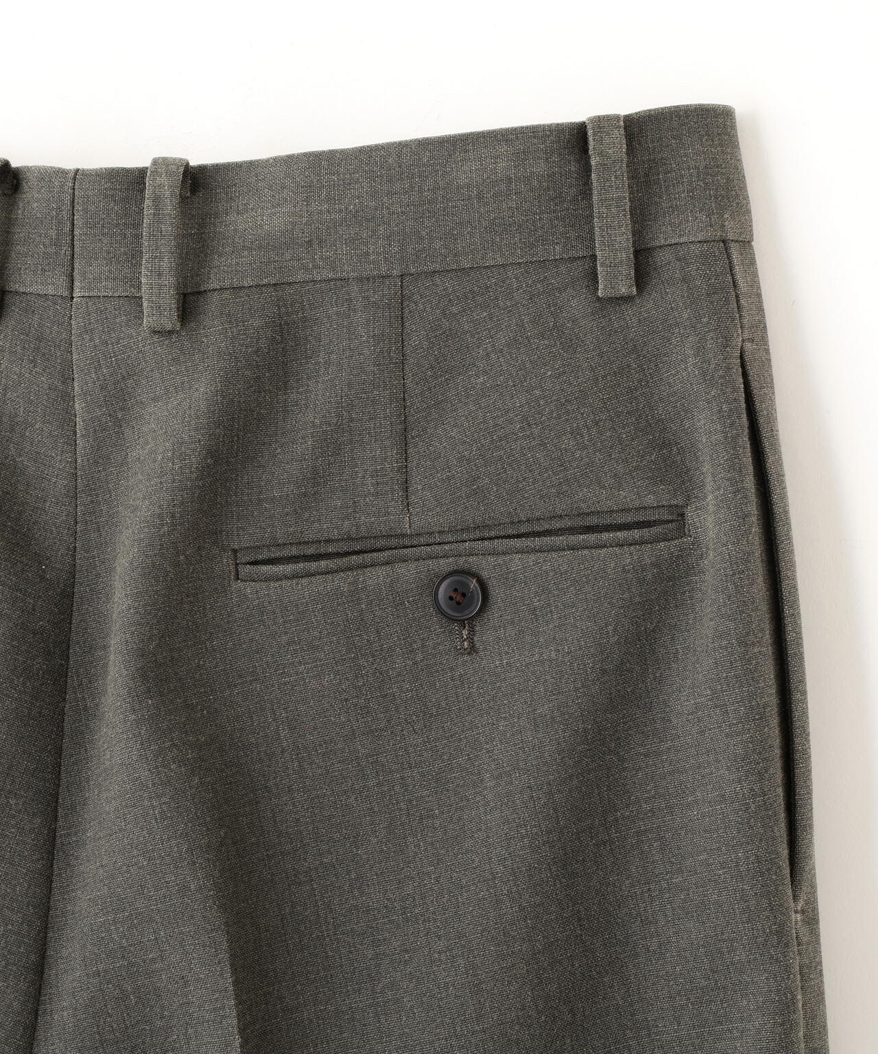 YLEVE / VINTAGE PIGMENTDYE WOOL TROUSERS