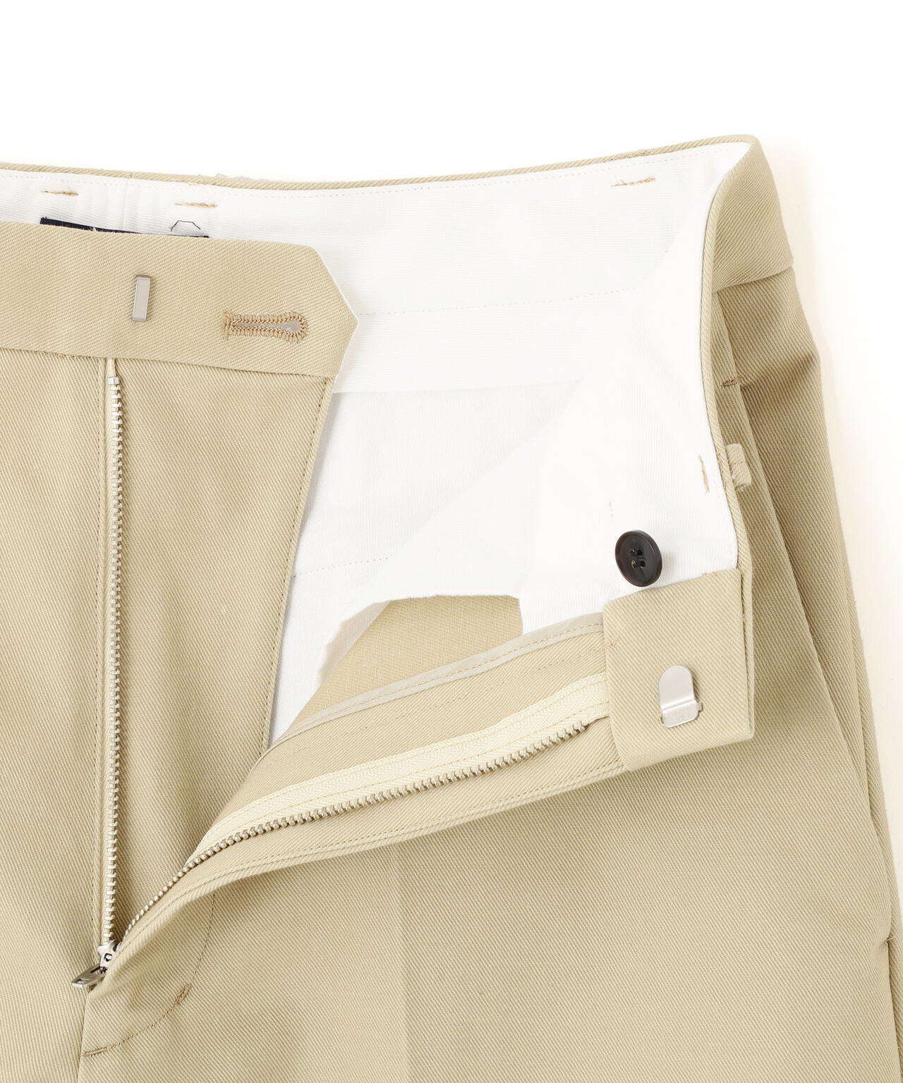 YLEVE / FINX COTTON CHINO TROUSERS