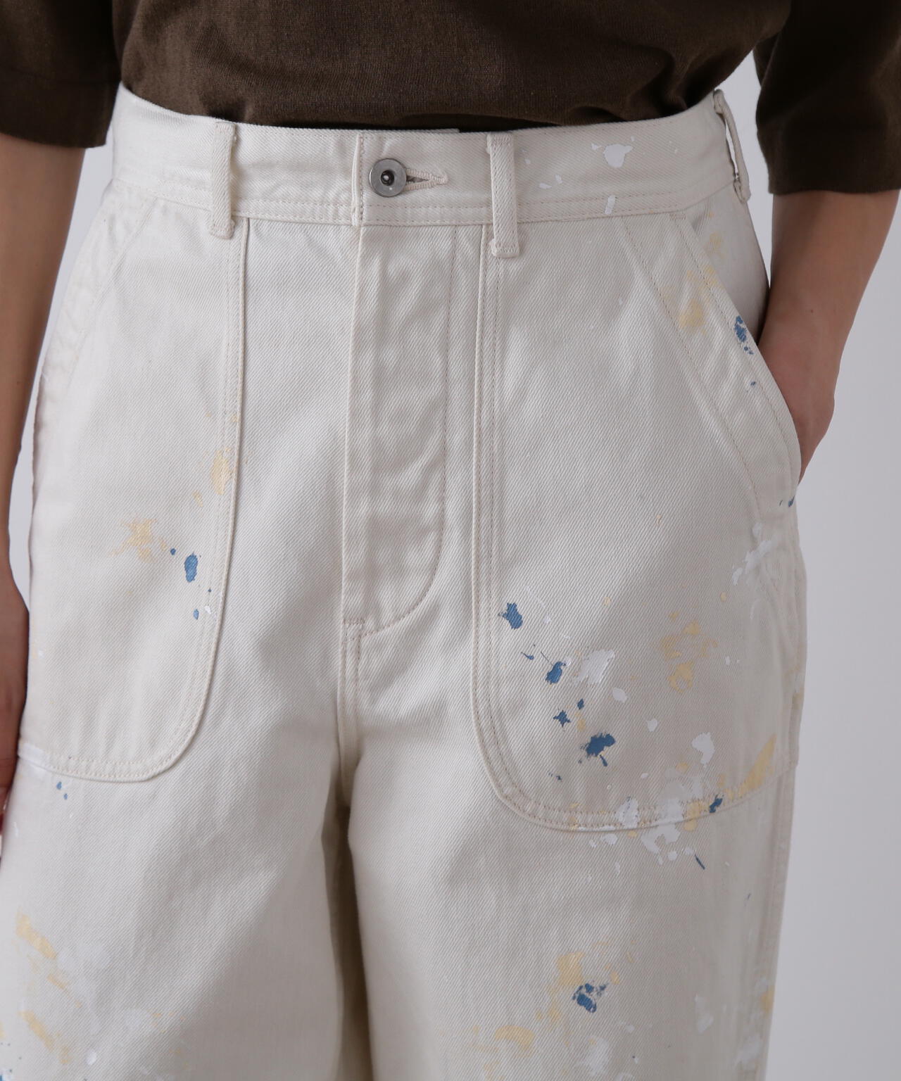 YLEVE / HAND PAINT DENIM M45 PANTS
