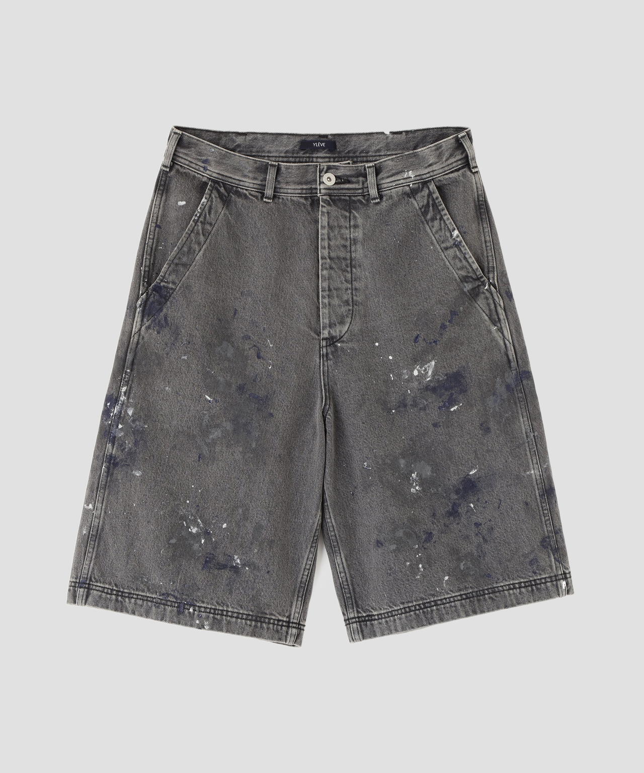 YLEVE / HAND PAINT DENIM SHORTS