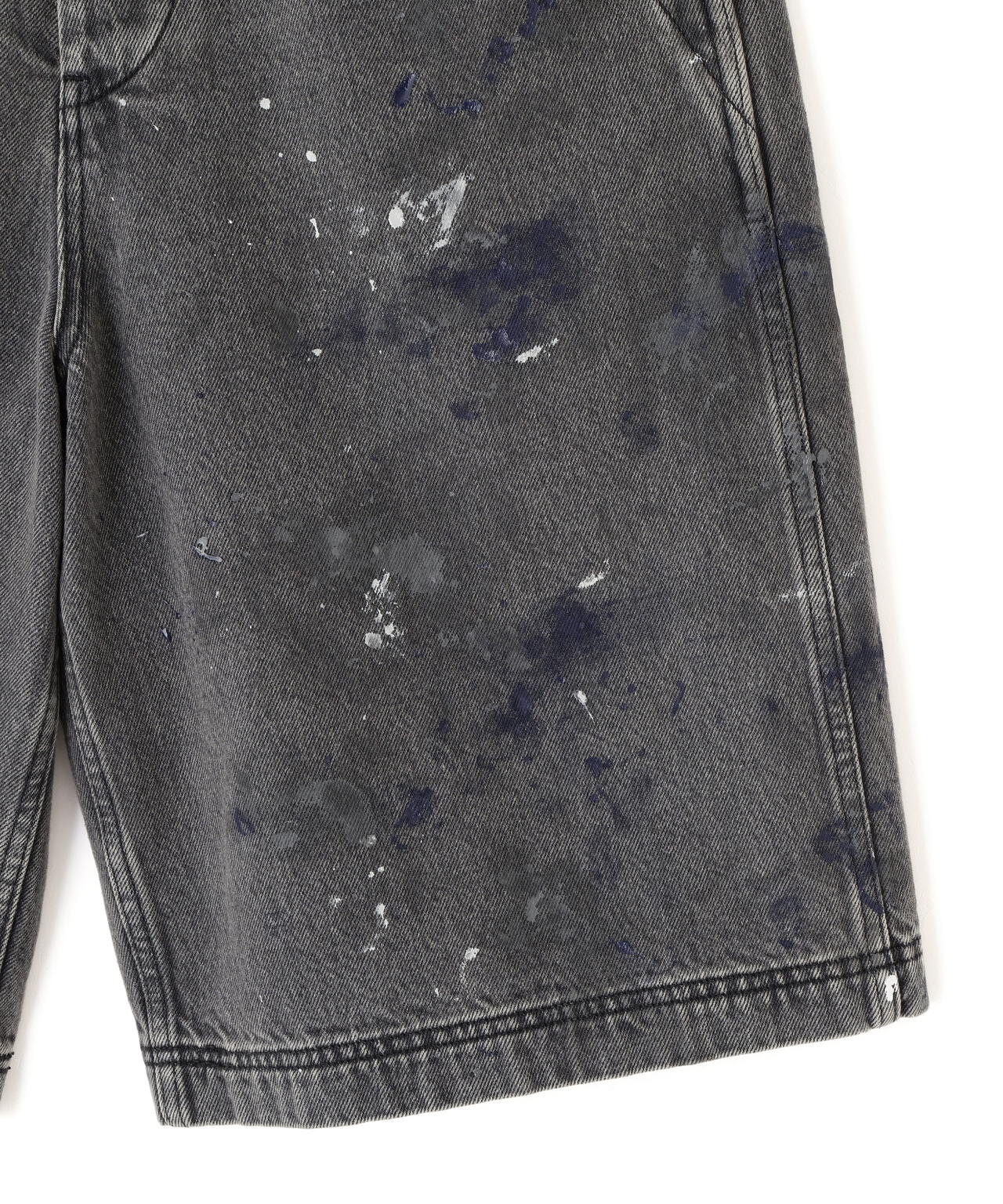 YLEVE / HAND PAINT DENIM SHORTS