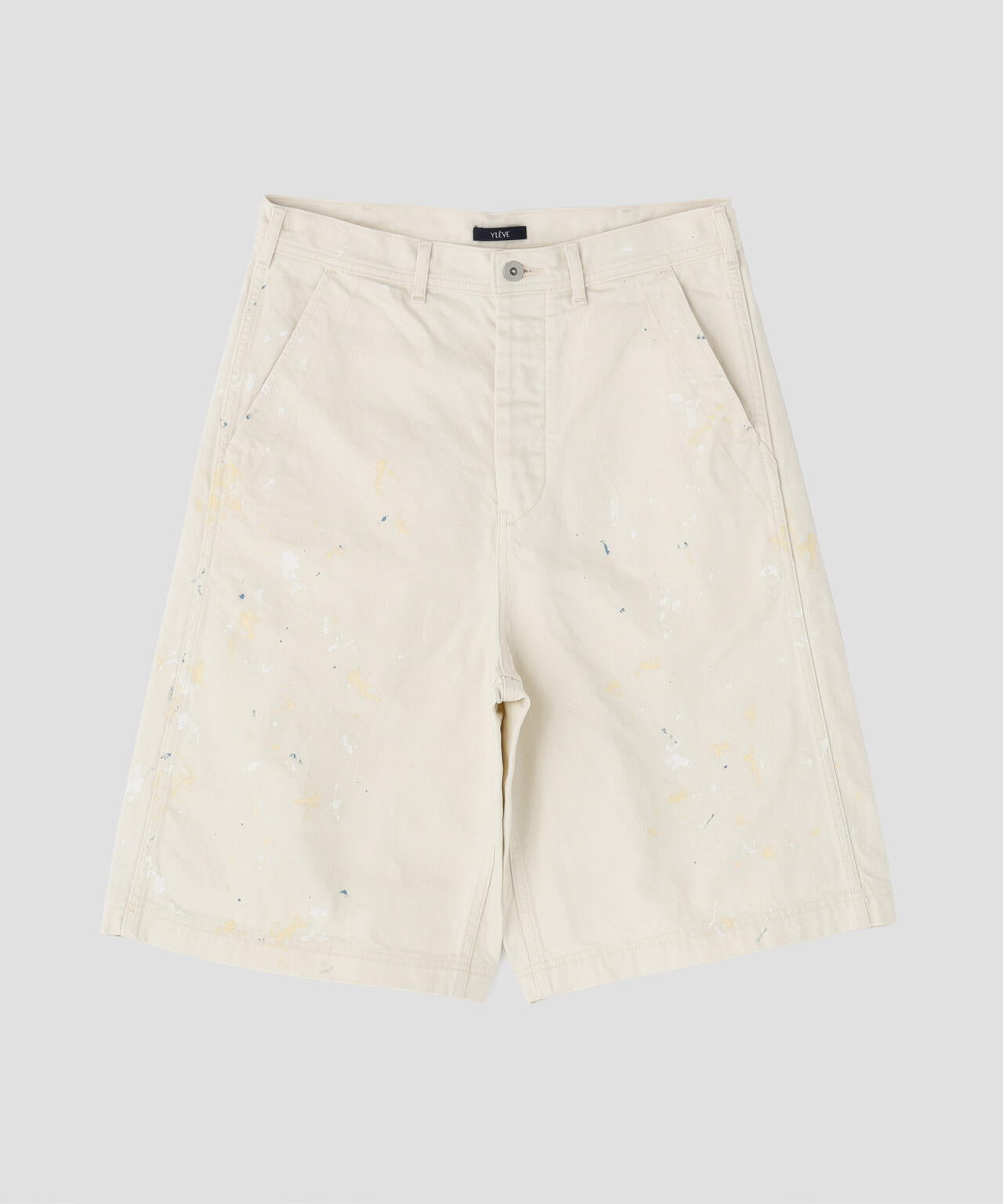 YLEVE / HAND PAINT DENIM SHORTS