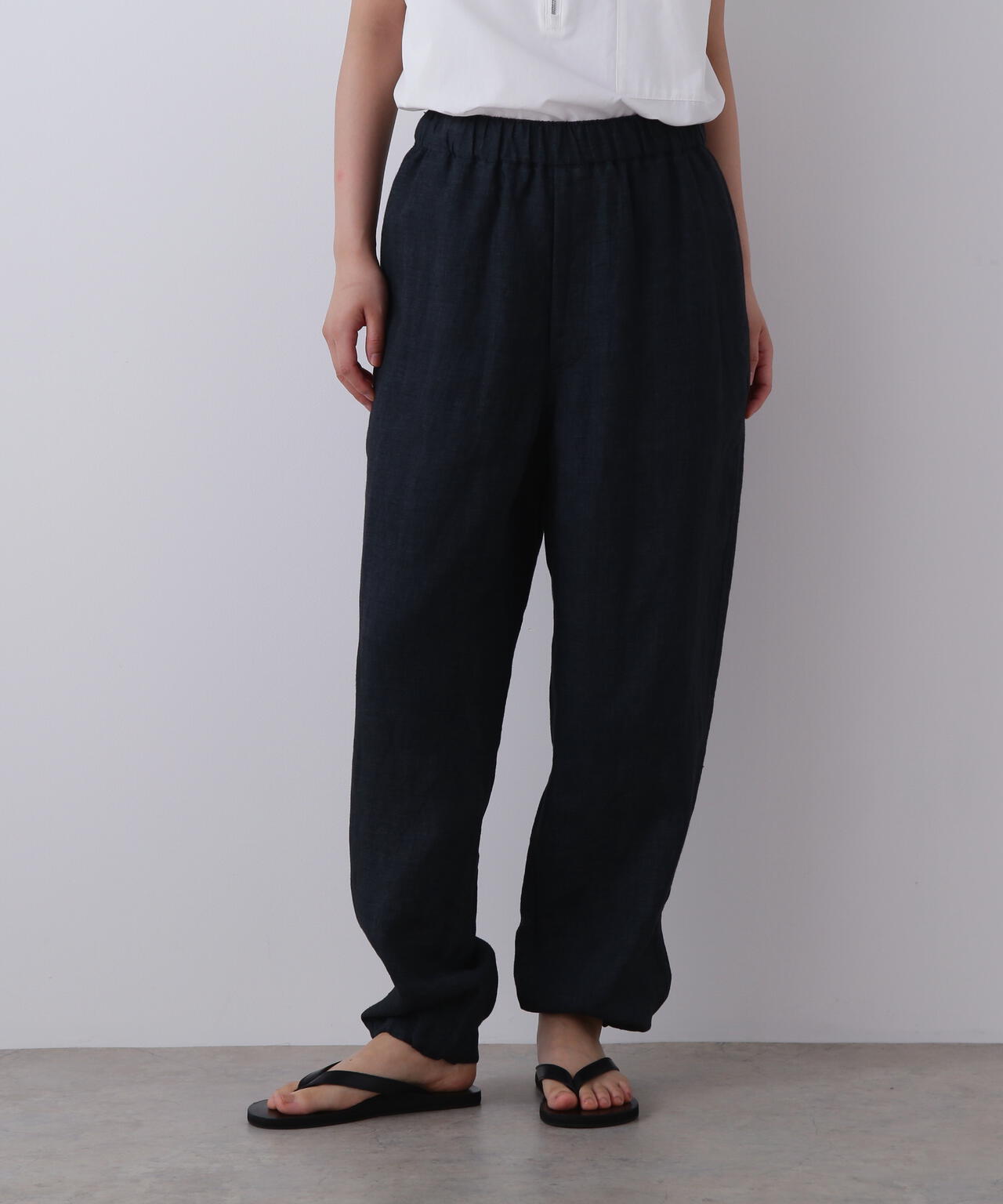 YLEVE / LINEN POPLIN PANTS