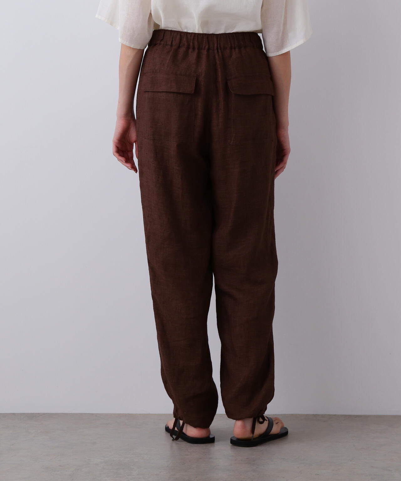 YLEVE / LINEN POPLIN PANTS