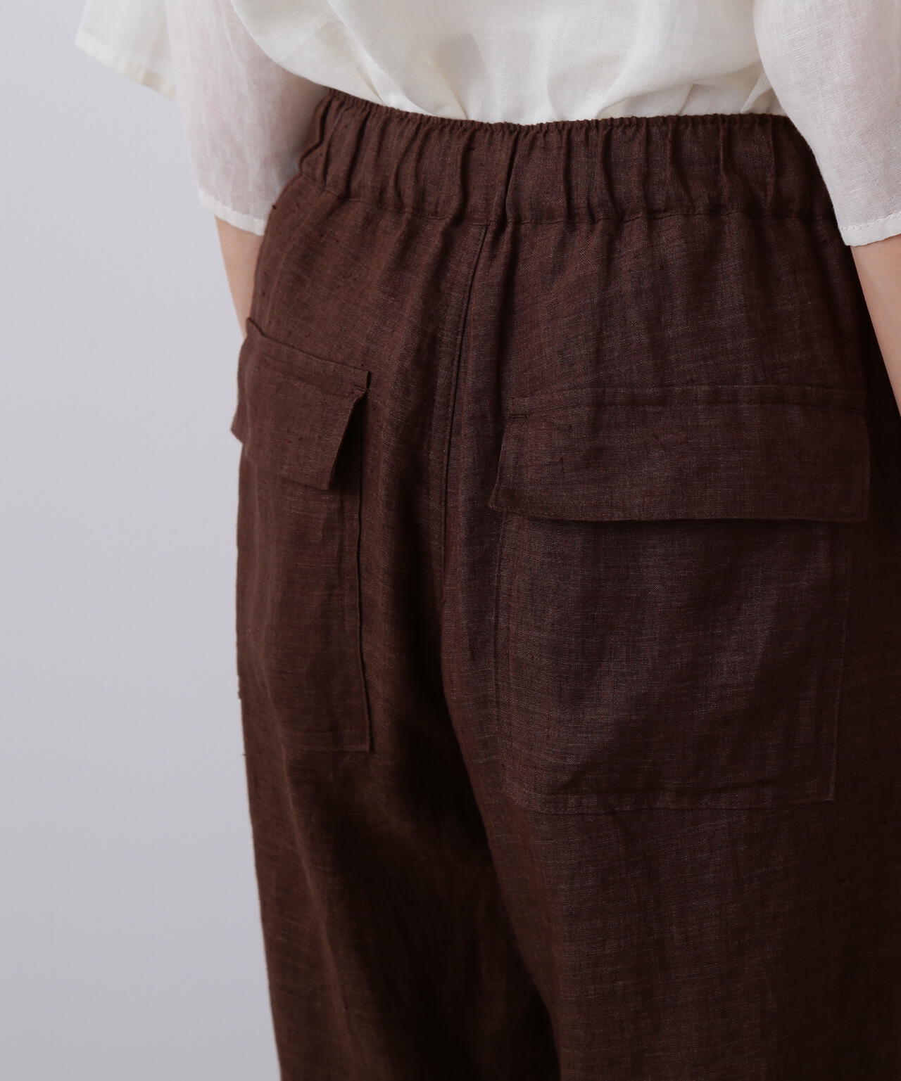YLEVE / LINEN POPLIN PANTS