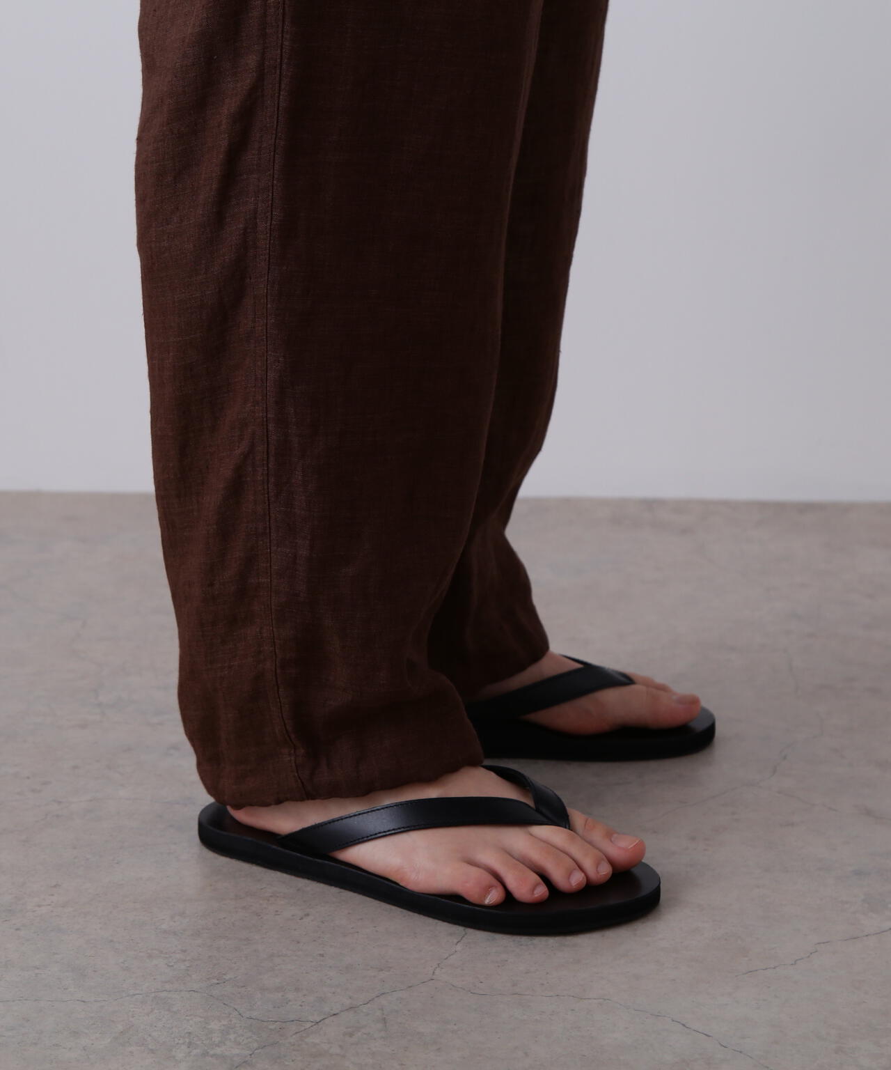 YLEVE / LINEN POPLIN PANTS