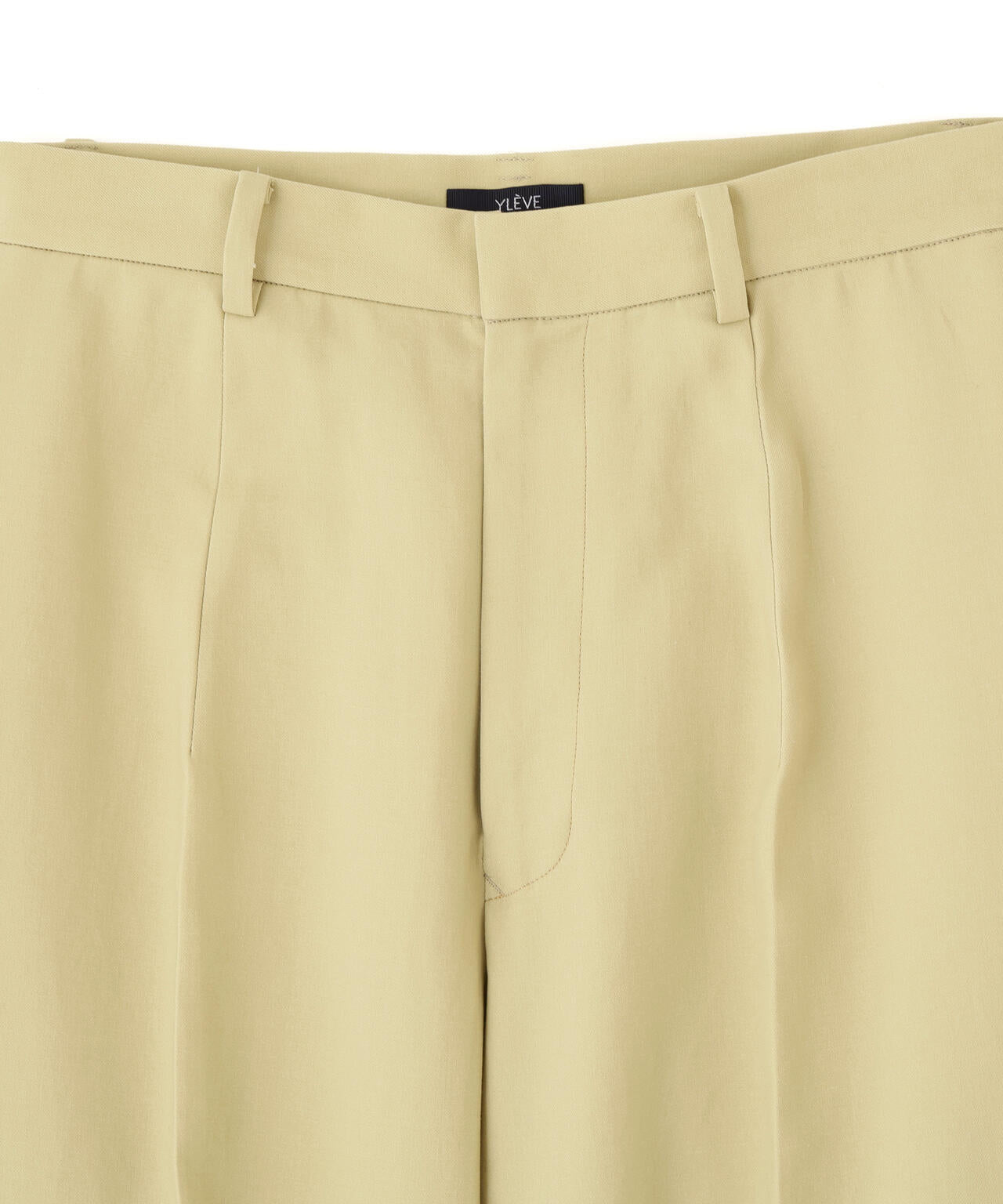 YLEVE / 100/2 GV TWILL DOUBLE WEAVE CURVED TROUSERS