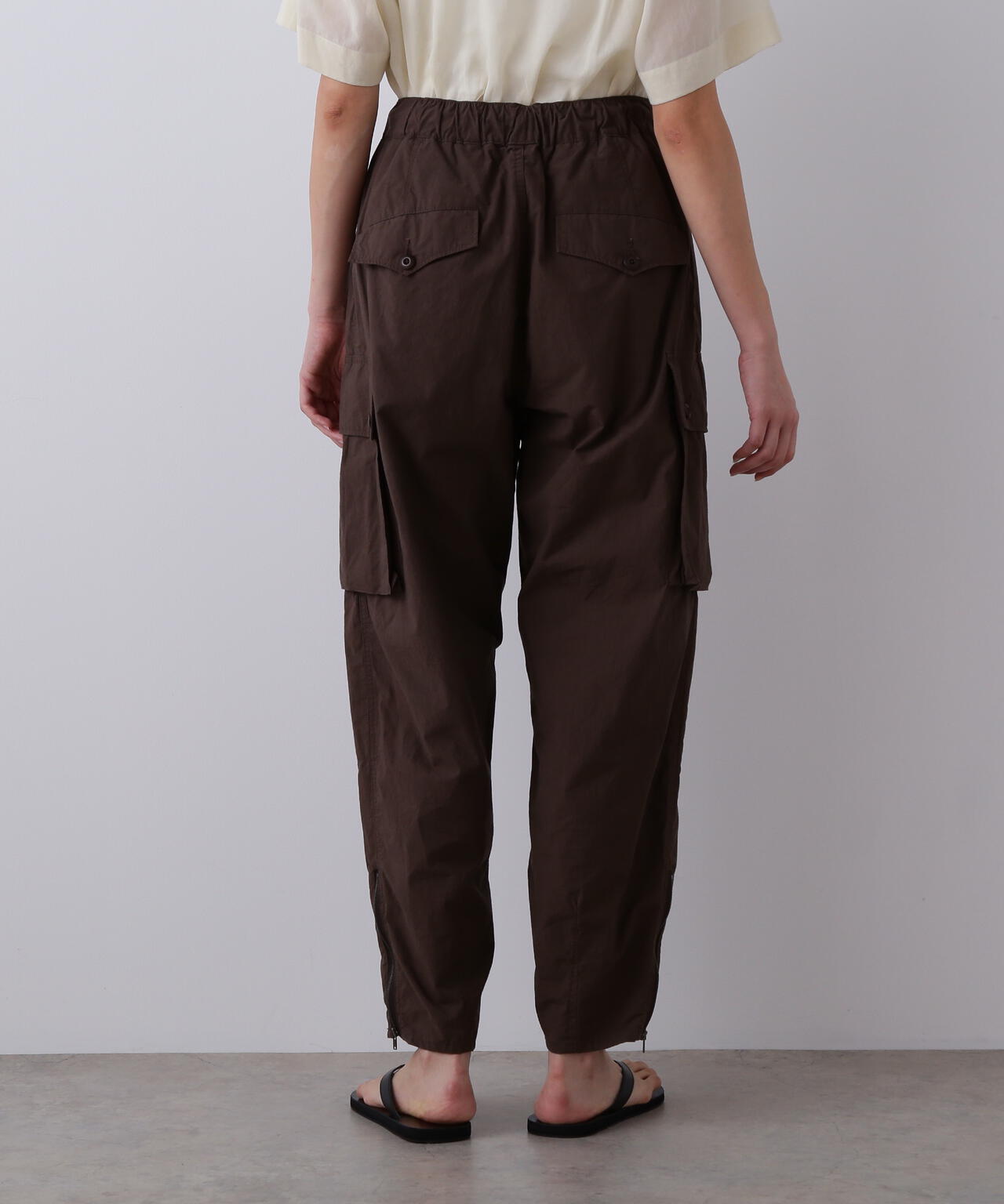 YLEVE / HIGH DENSITY TYPEWRITER COTTON CARGO PANTS