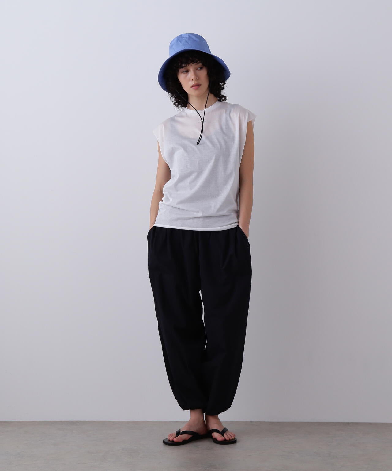 YLEVE / COTTON CUPRA TROUSERS