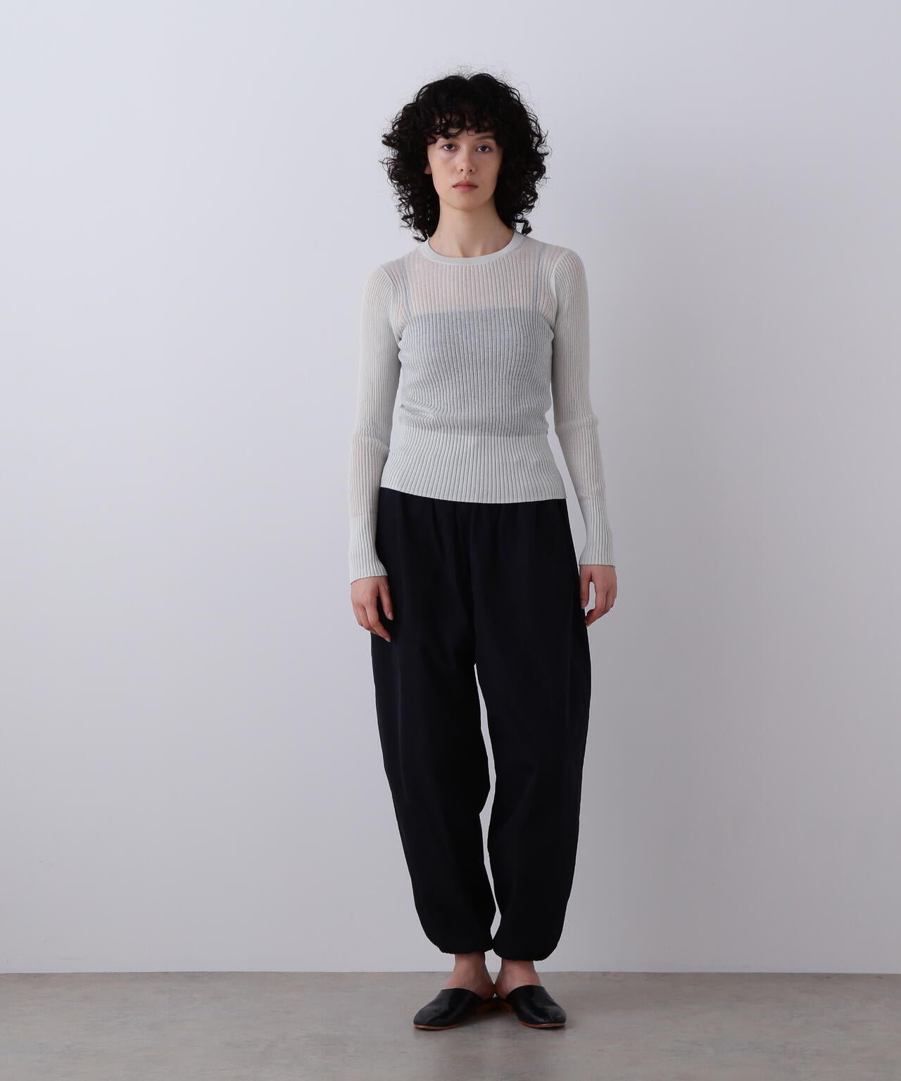 YLEVE / COTTON CUPRA TROUSERS
