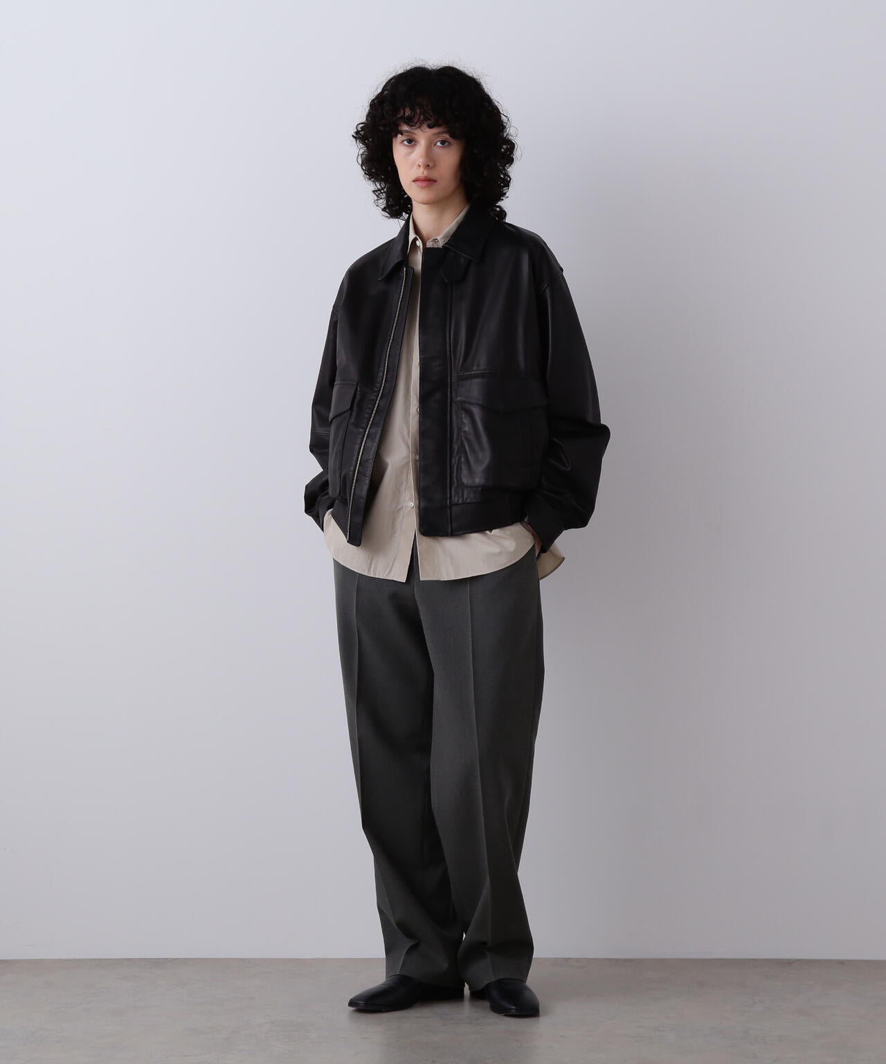 YLÈVE / COTTON SILK TYPEWRITER SHIRT