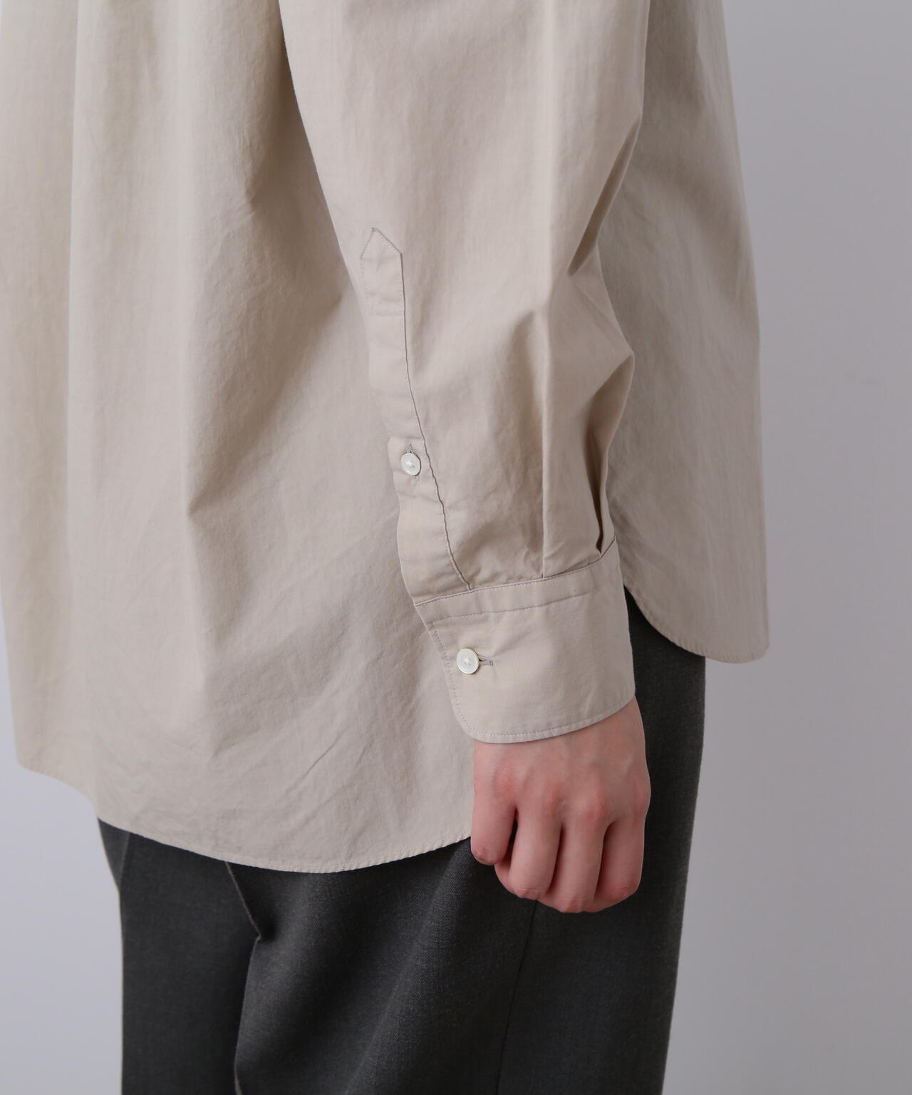 YLÈVE / COTTON SILK TYPEWRITER SHIRT