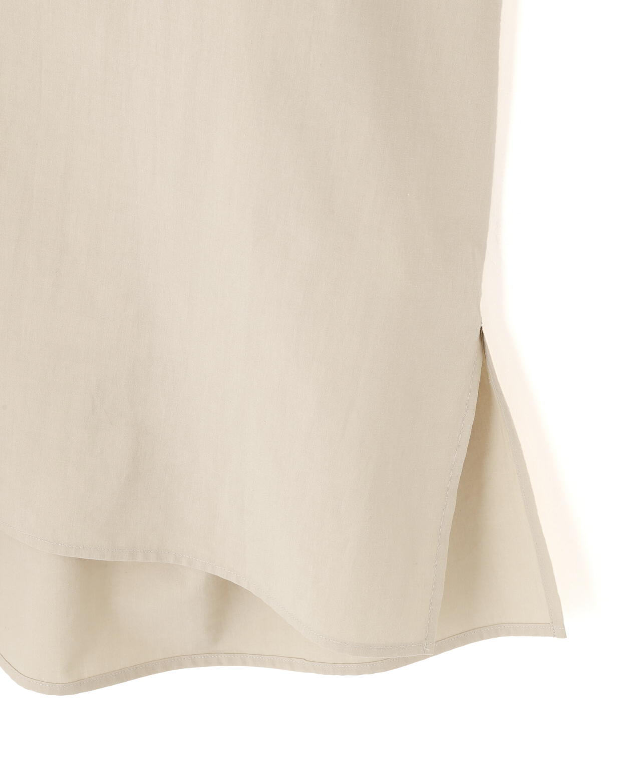 YLEVE / COTTON SILK TYPEWRITER SKIPPER SHIRT