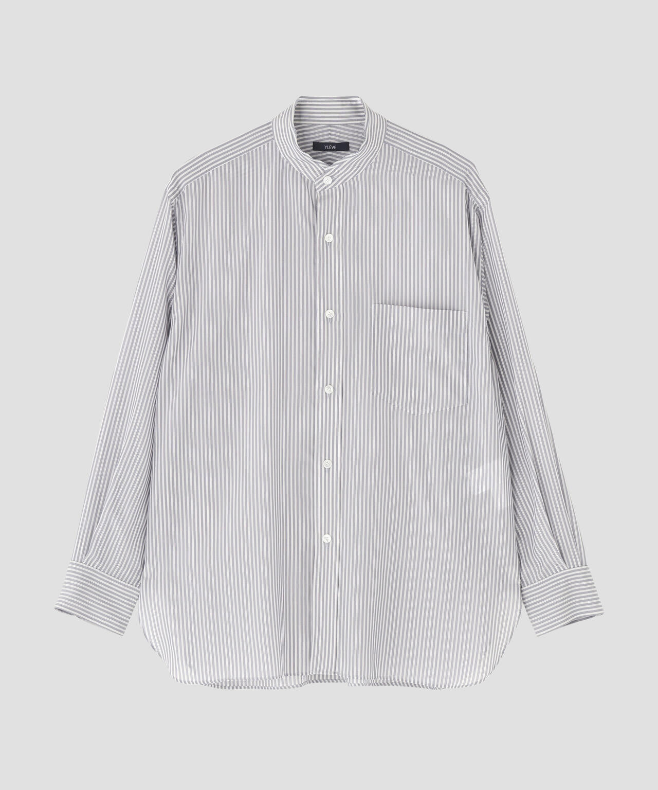 YLEVE / ACETATE CUPRA STRIPE SHIRT