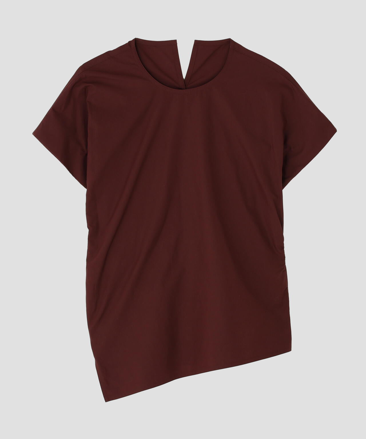 YLEVE / FINX COTTON WEATHER ASYMMETRY PULLOVER SHIRT