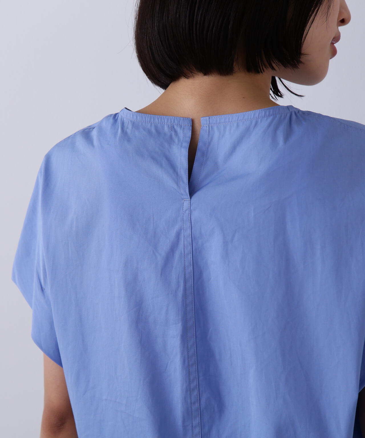 YLEVE / FINX COTTON WEATHER ASYMMETRY PULLOVER SHIRT