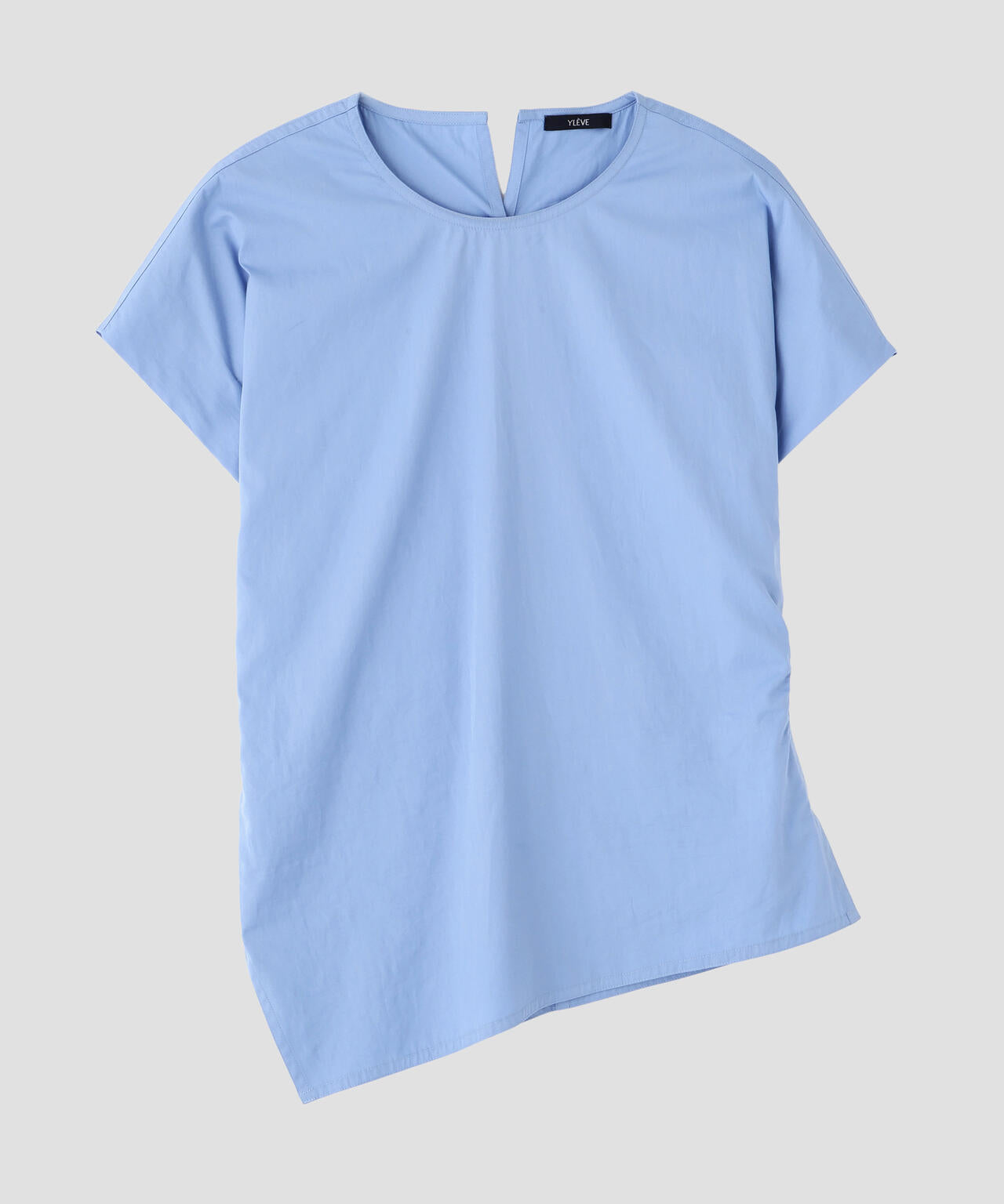 YLEVE / FINX COTTON WEATHER ASYMMETRY PULLOVER SHIRT