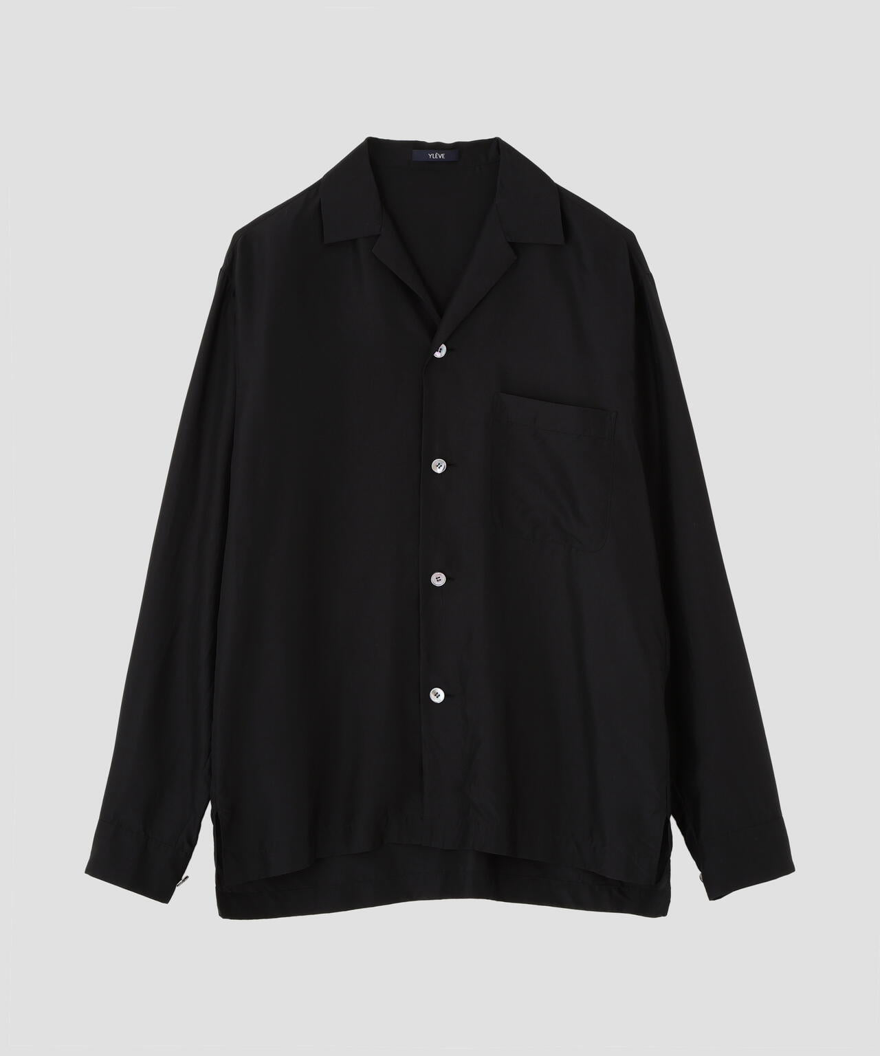 YLEVE / SILK HABUTAE PAJAMA SHIRT
