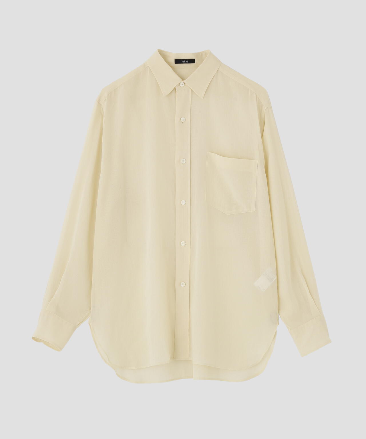 YLEVE / COTTON VOILE LAWN LONG SLEEVE SHIRT