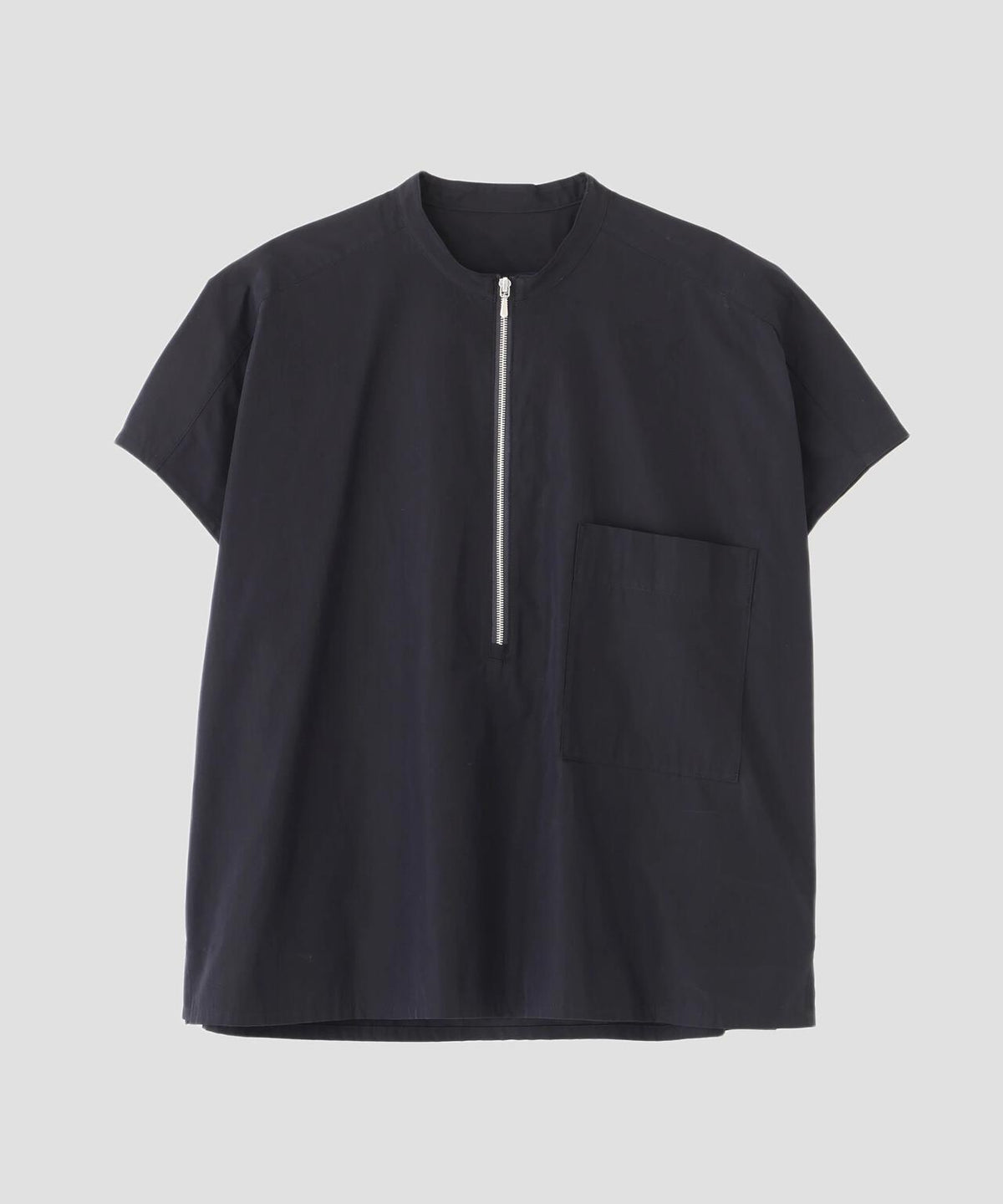 YLEVE / COTTON CUPRA HALF ZIP SHIRT