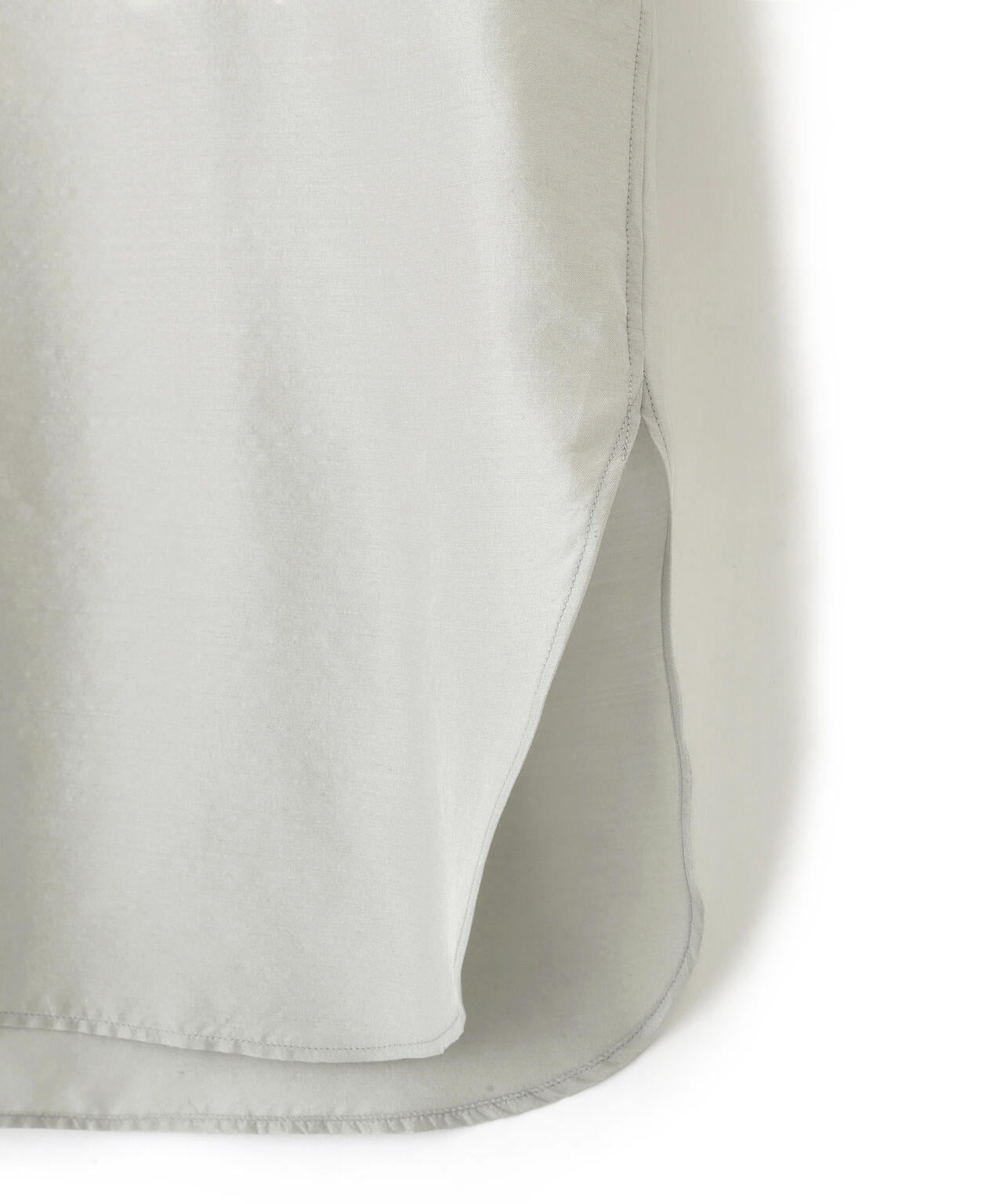 YLEVE / SILK HABUTAE SHORT SLEEVE SHIRT