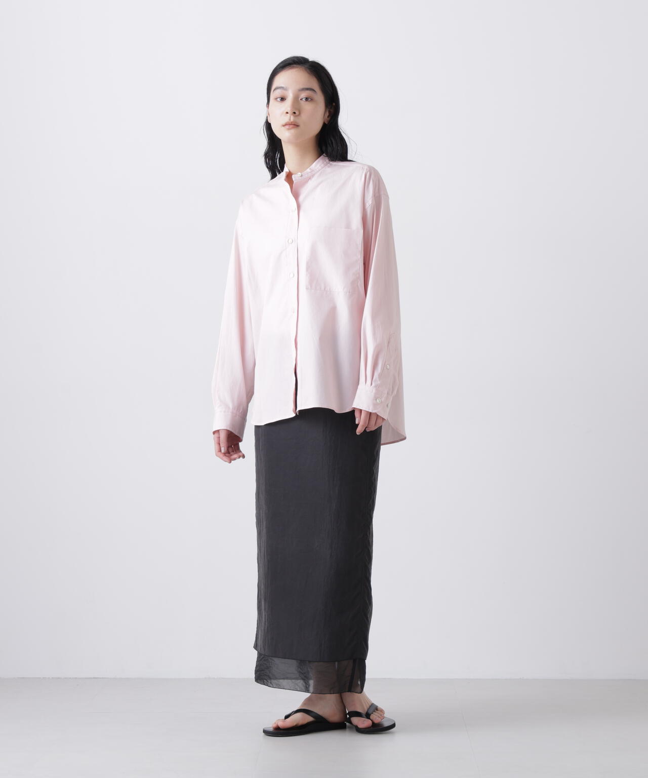 YLEVE / COTTON BROADCLOTH SHIRT