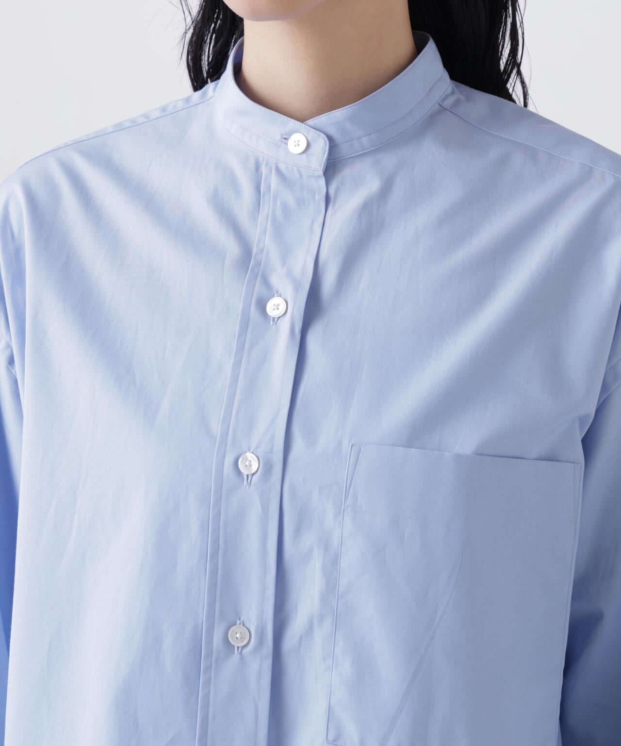YLEVE / COTTON BROADCLOTH SHIRT