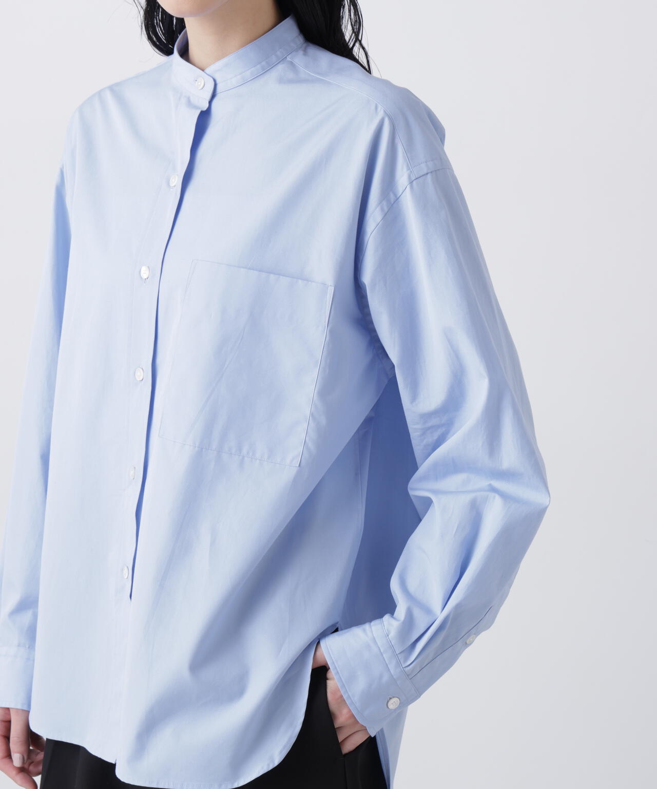 YLEVE / COTTON BROADCLOTH SHIRT