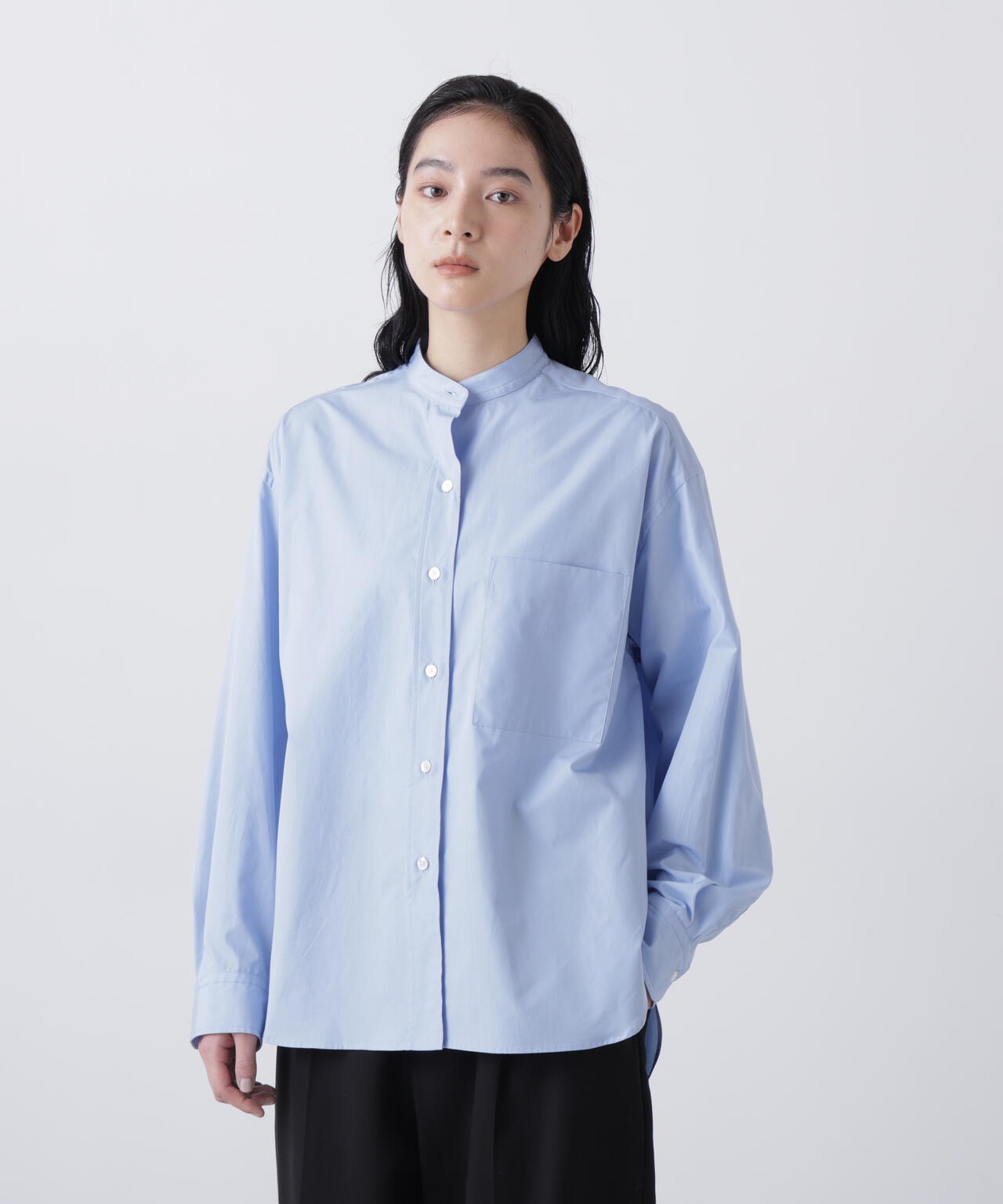 YLEVE / COTTON BROADCLOTH SHIRT