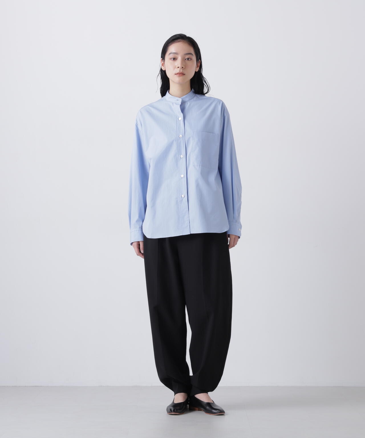 YLEVE / COTTON BROADCLOTH SHIRT