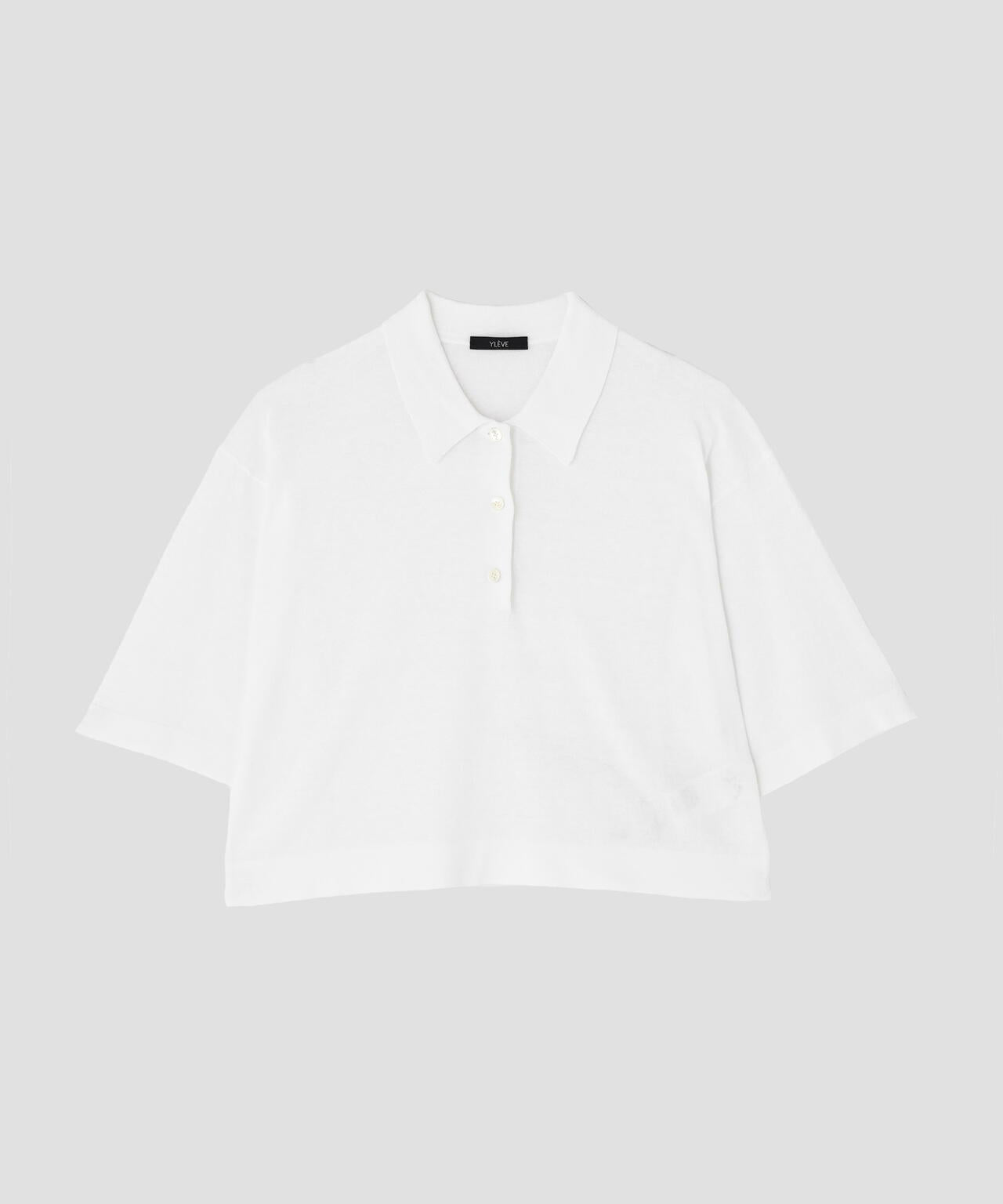 YLEVE / COTTON LINEN KNIT POLO