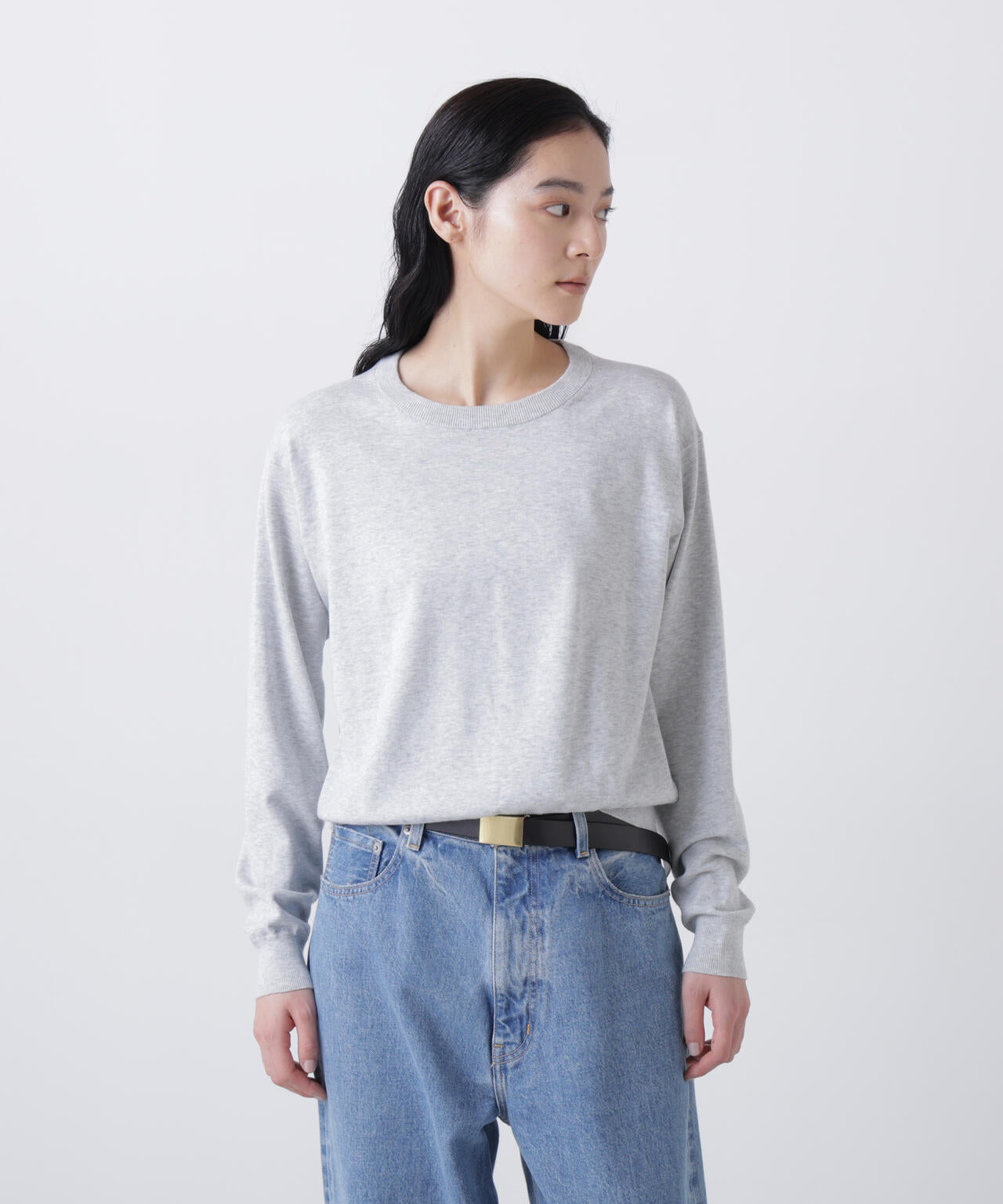 YLEVE / COTTON KNIT PULLOVER