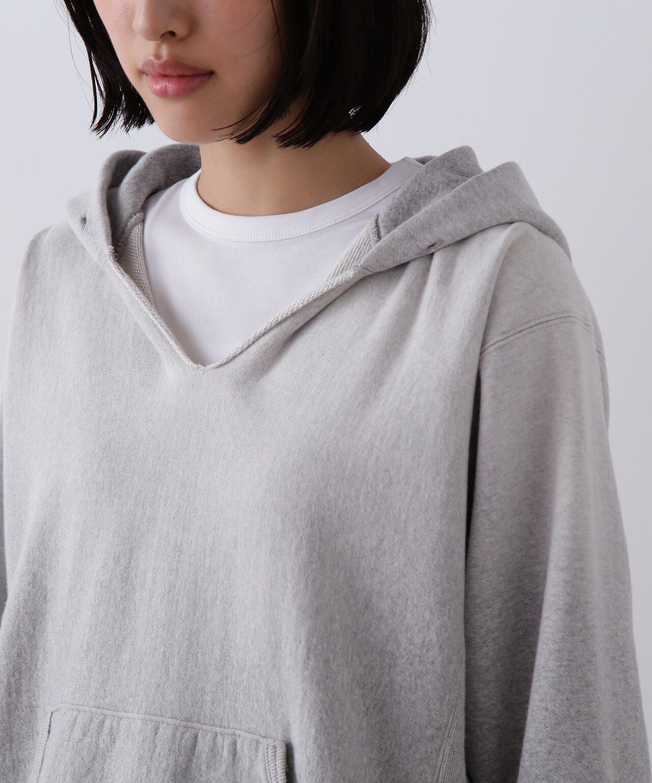 YLÈVE / ORGANIC COTTON SUN FADED SWEAT HOODIE