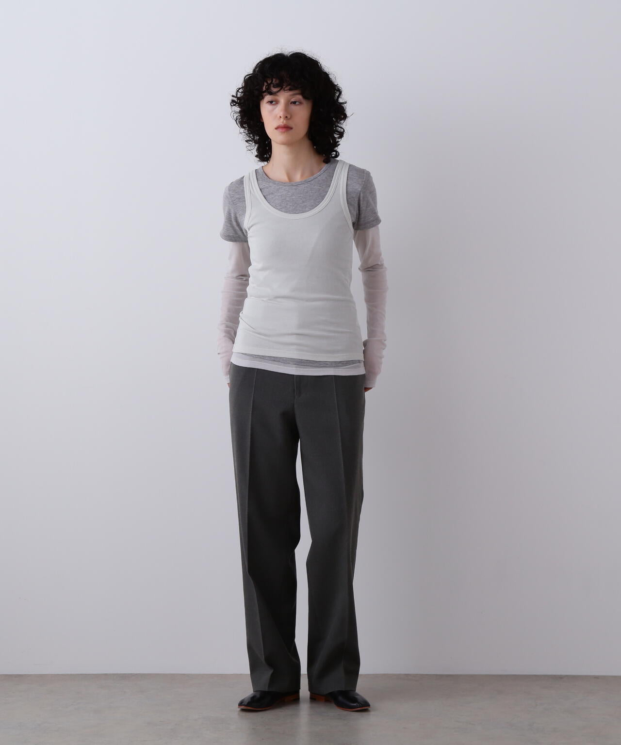YLEVE / THREE LAYERED JERSEY PULLOVER