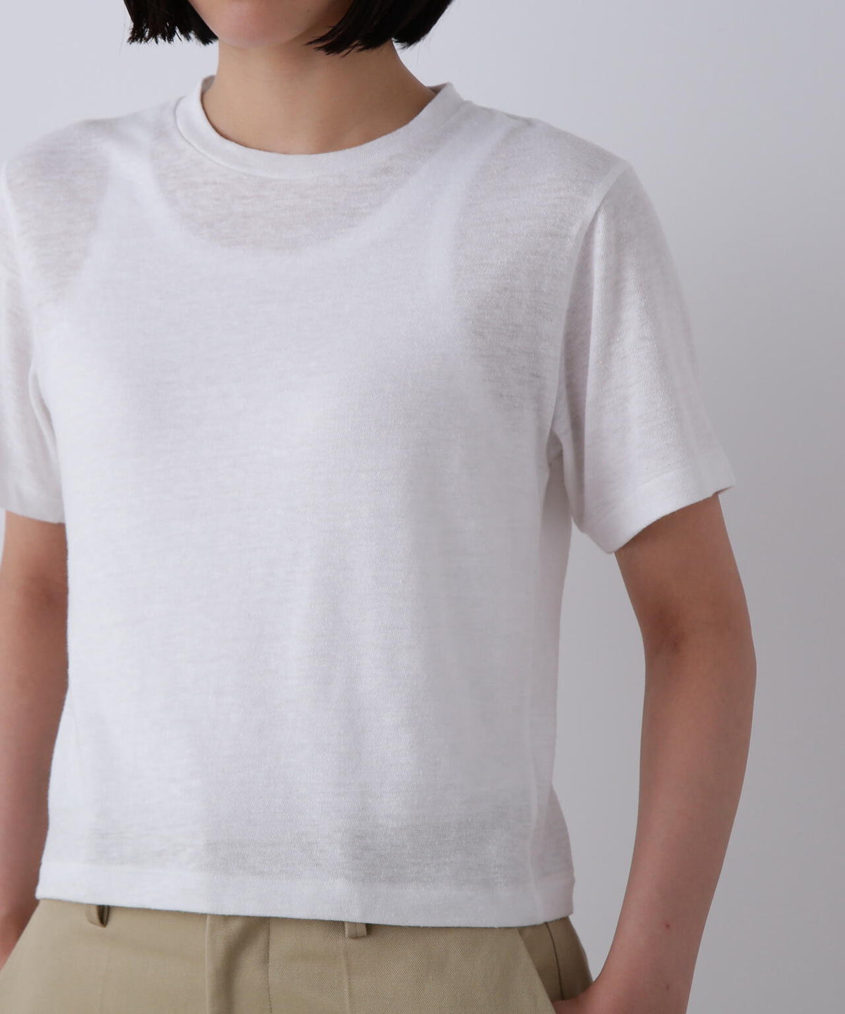 YLEVE / TETRON COTTON SLUB YARN JERSEY T-SHIRT