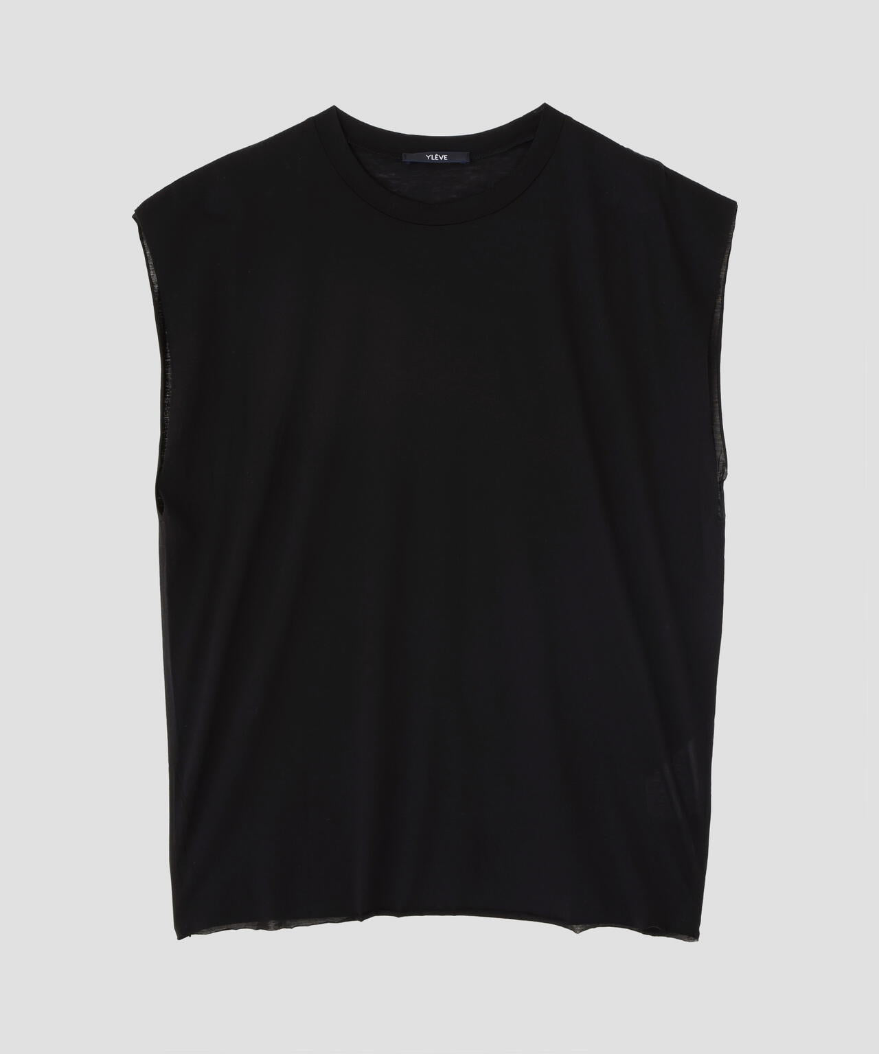 YLEVE / COTTON SHEER JERSEY SLEEVELESS