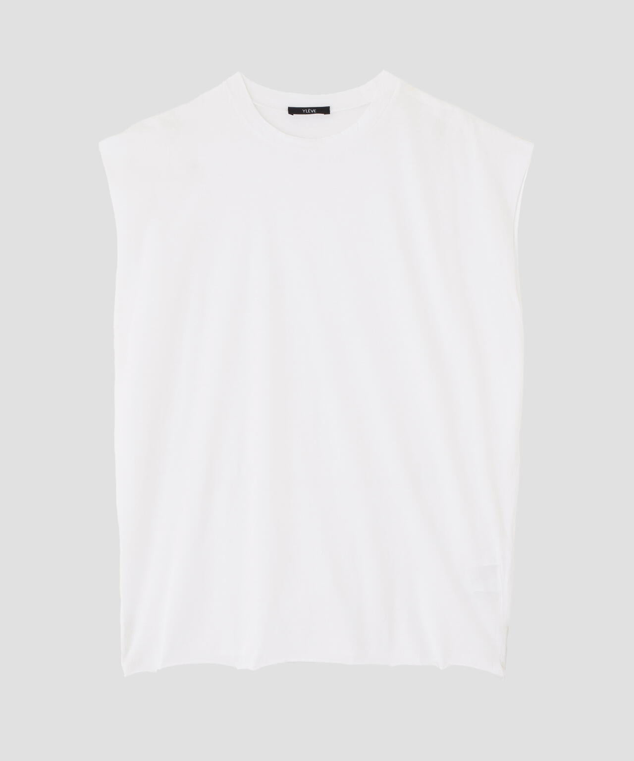 YLEVE / COTTON SHEER JERSEY SLEEVELESS