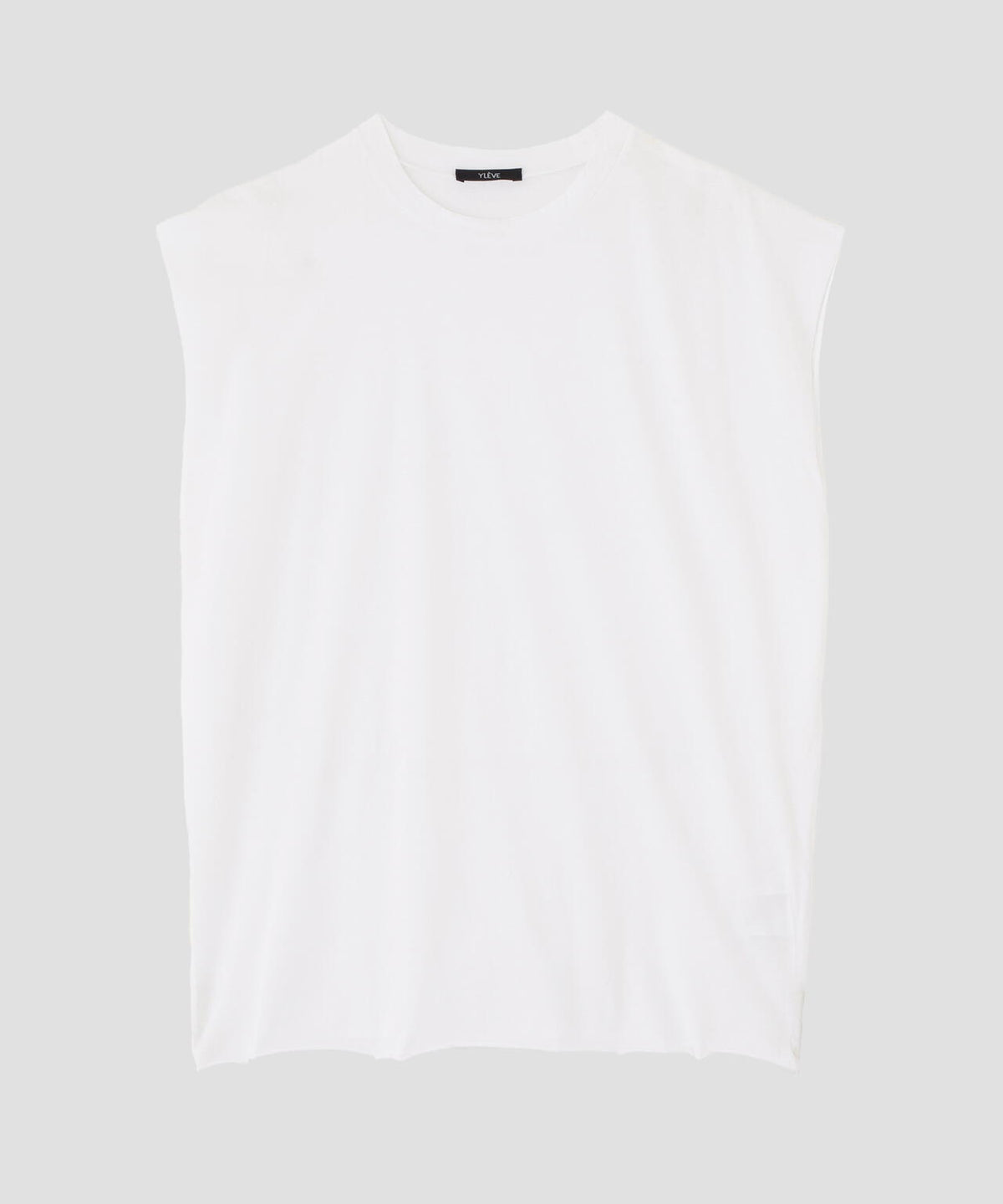 YLEVE / COTTON SHEER JERSEY SLEEVELESS