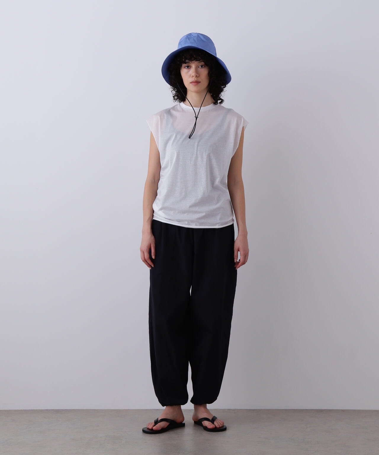 YLEVE / COTTON SHEER JERSEY SLEEVELESS