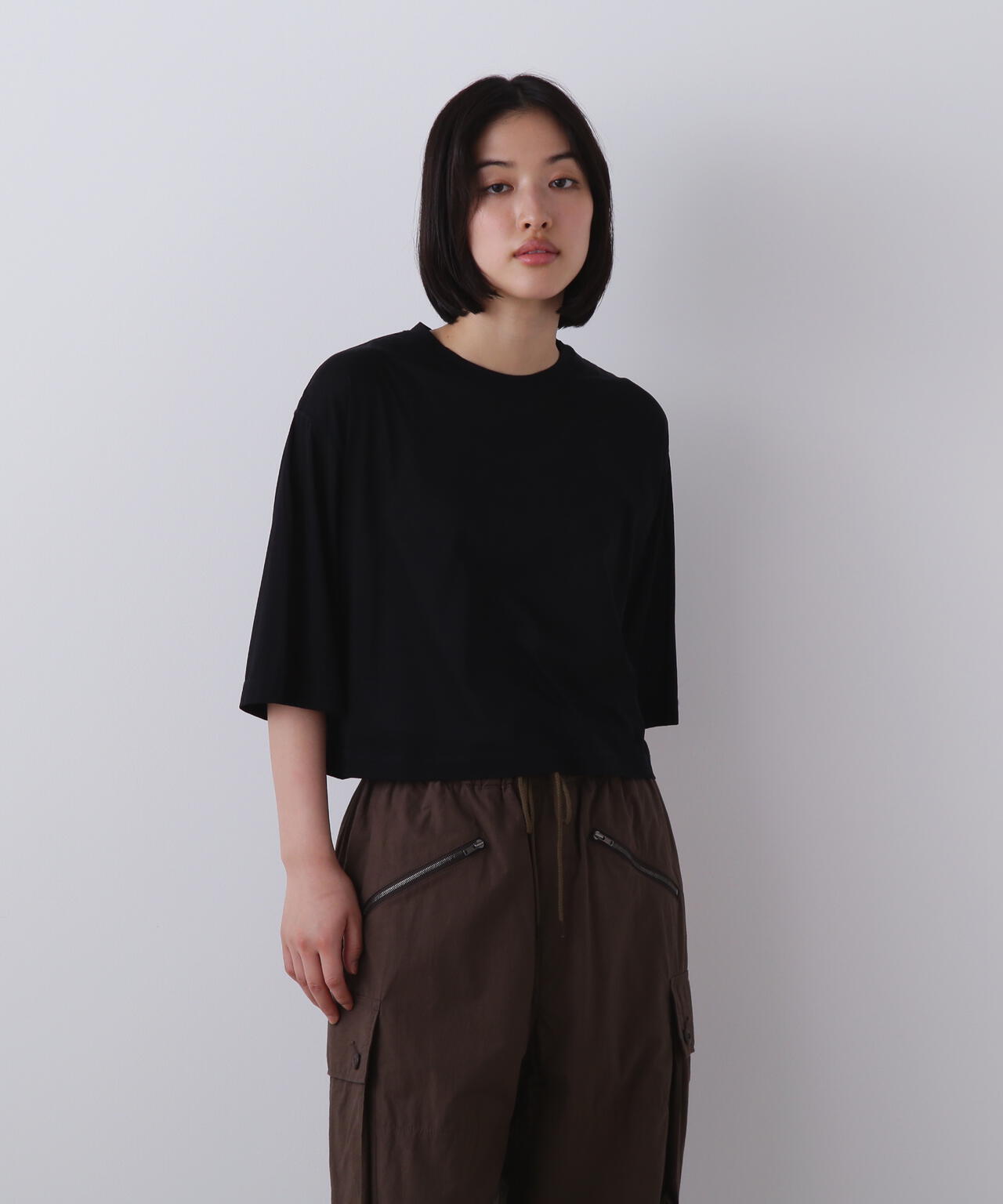 YLEVE / COTTON SHEER JERSEY SHORT SLEEVE