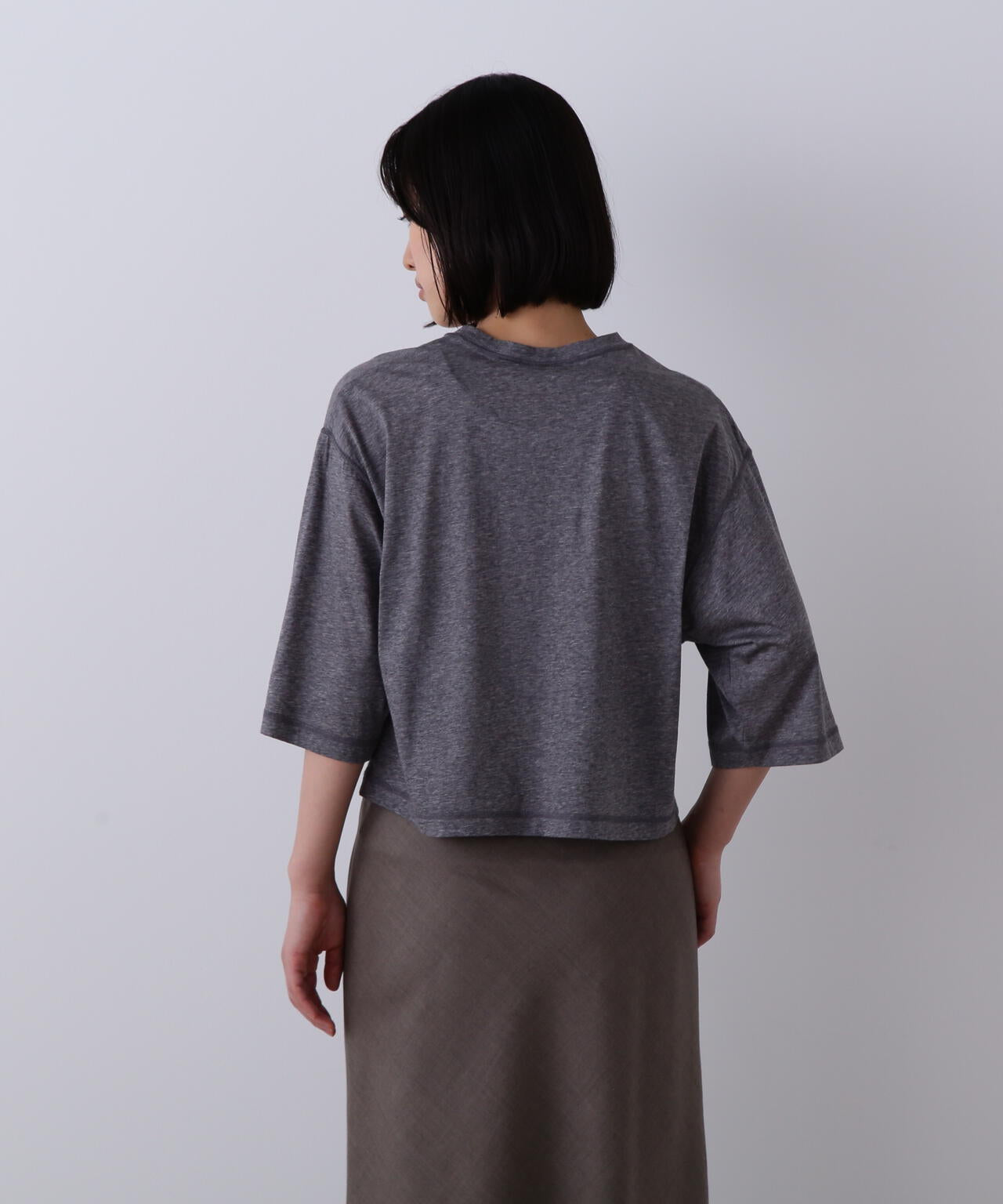 YLEVE / COTTON SHEER JERSEY SHORT SLEEVE