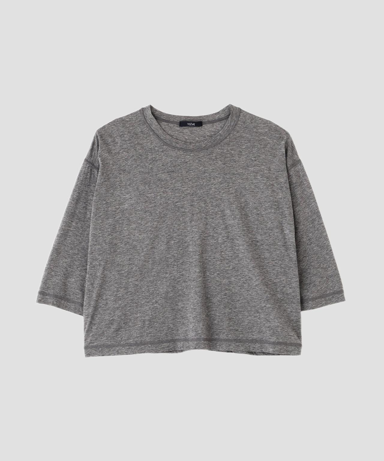 YLEVE / COTTON SHEER JERSEY SHORT SLEEVE